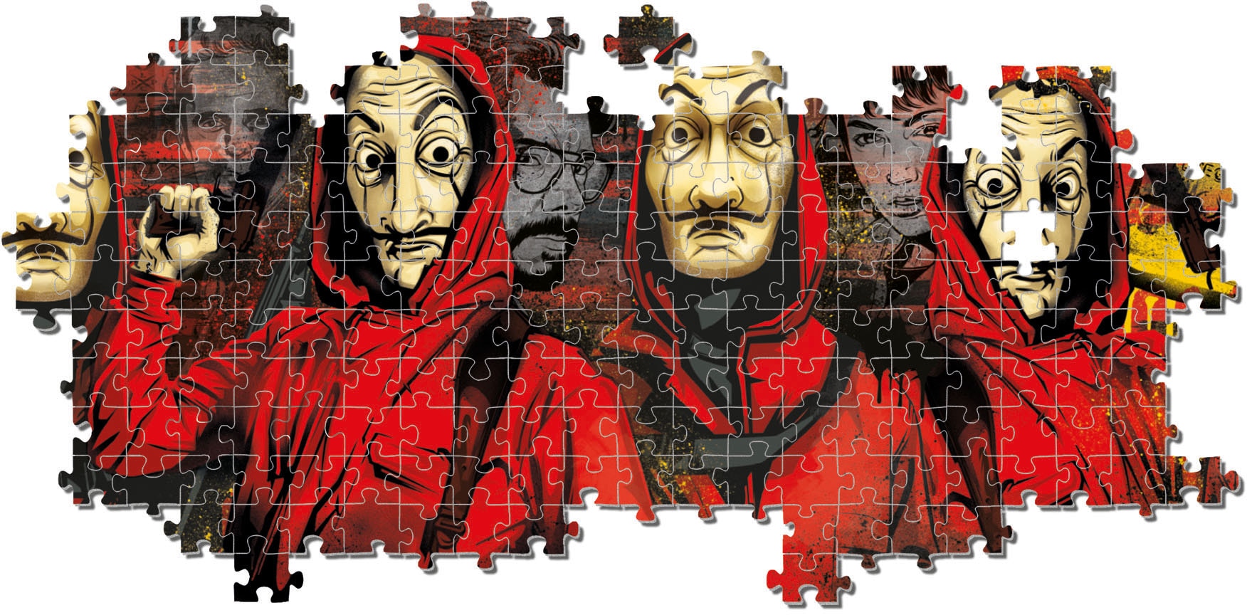 Clementoni® Puzzle »Panorama Special Series Collection - Das Haus des Geldes«, Panorama; Made in Europe