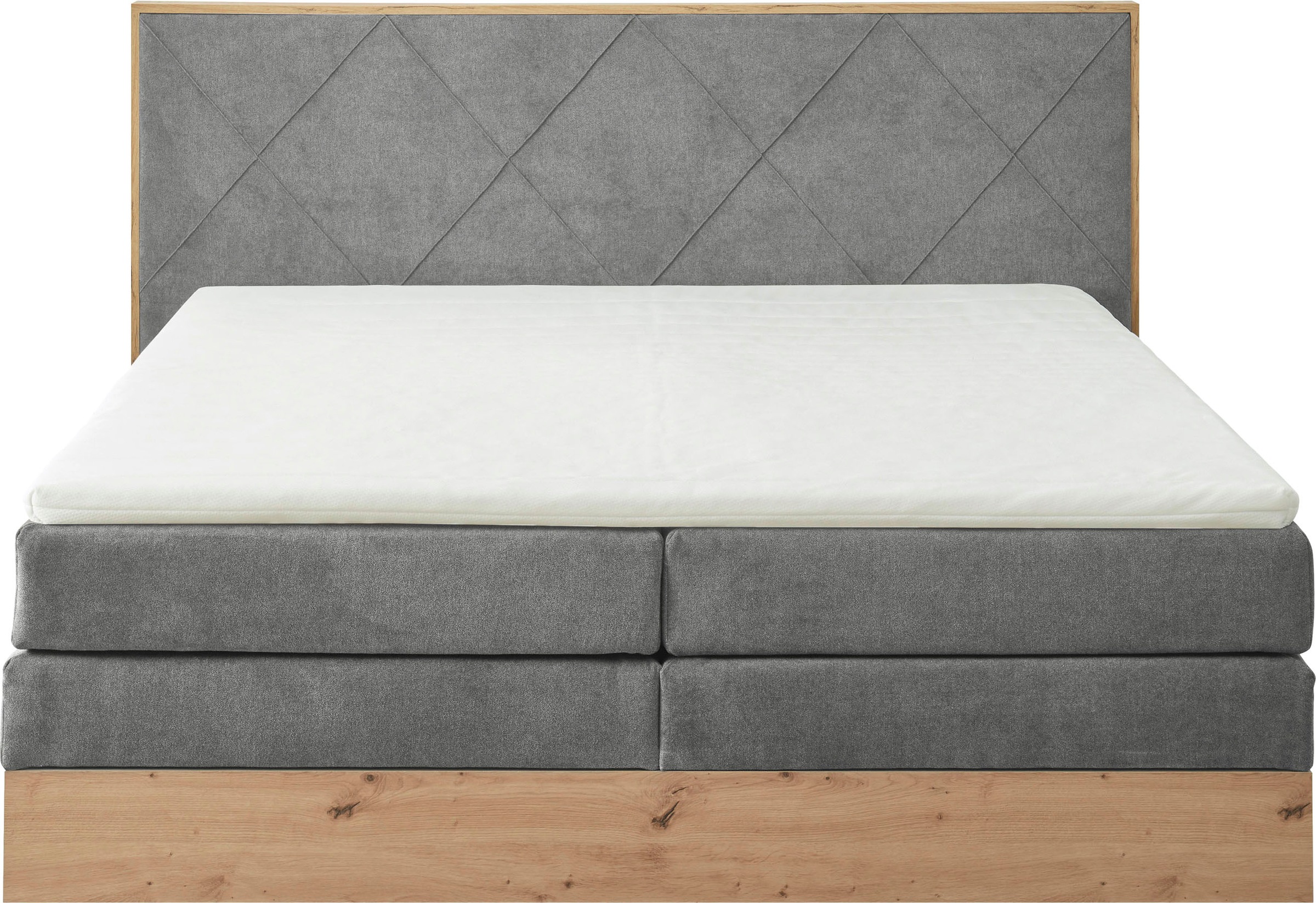 ED EXCITING DESIGN Boxspringbett »Bellevue«, inkl. Bettkasten, wahlweise mit Matratze und Topper