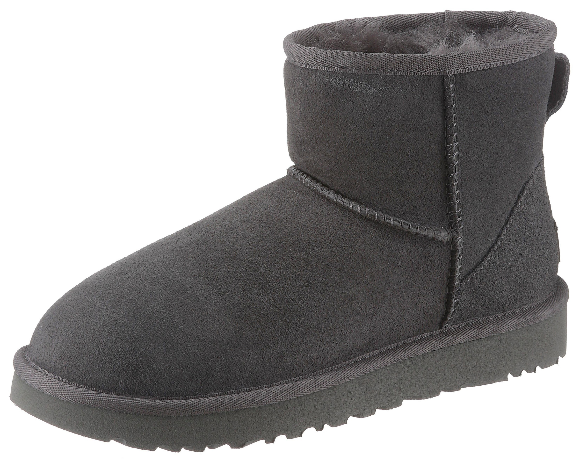 UGG Winterboots »Classic Mini 2«, Snowboots, Winterstiefel, Schlupfstiefel mit Lammfell, Weite schmal