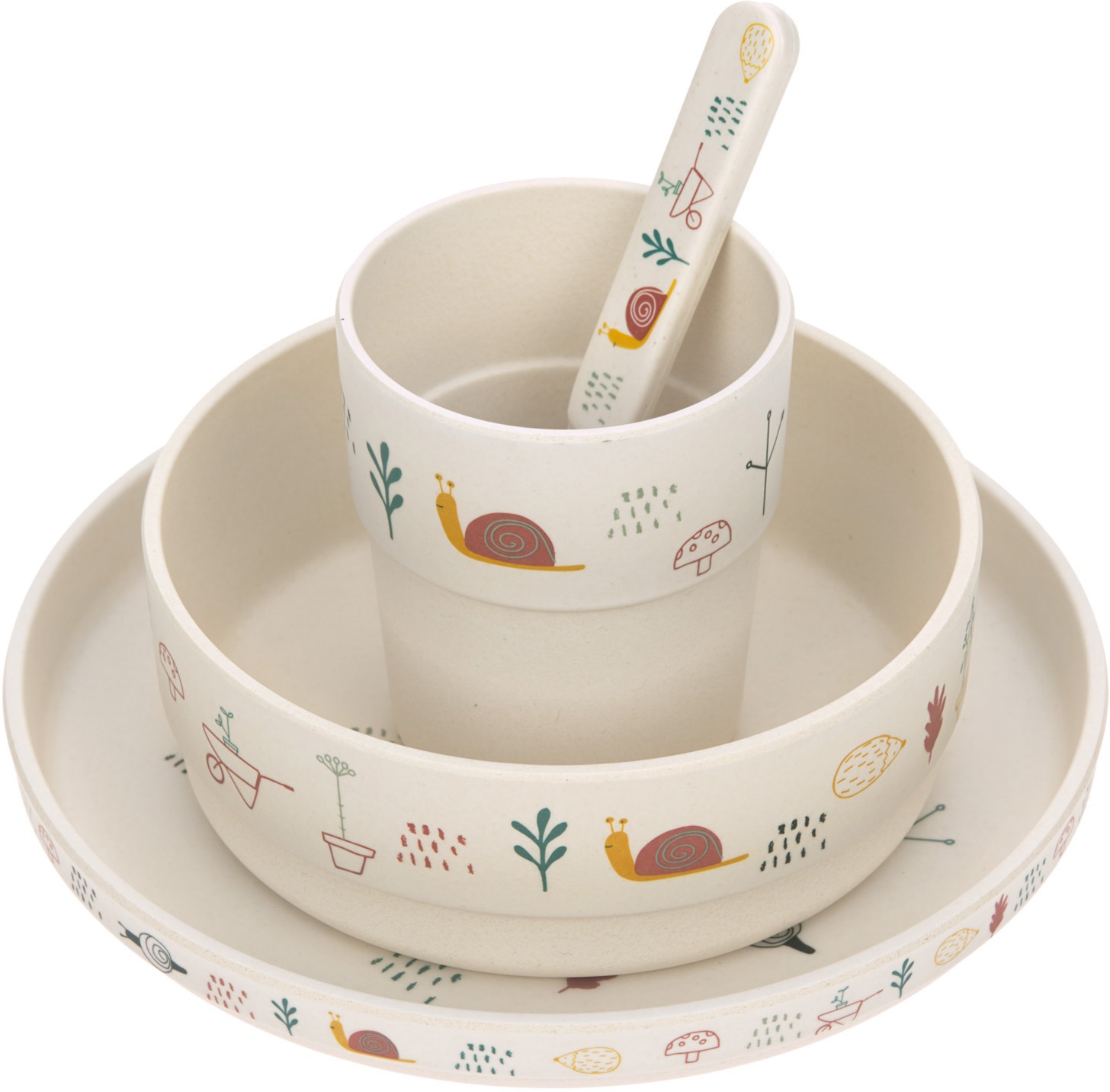 Lässig Kindergeschirr-Set »Garden Explorer, girls«, (4 tlg.)