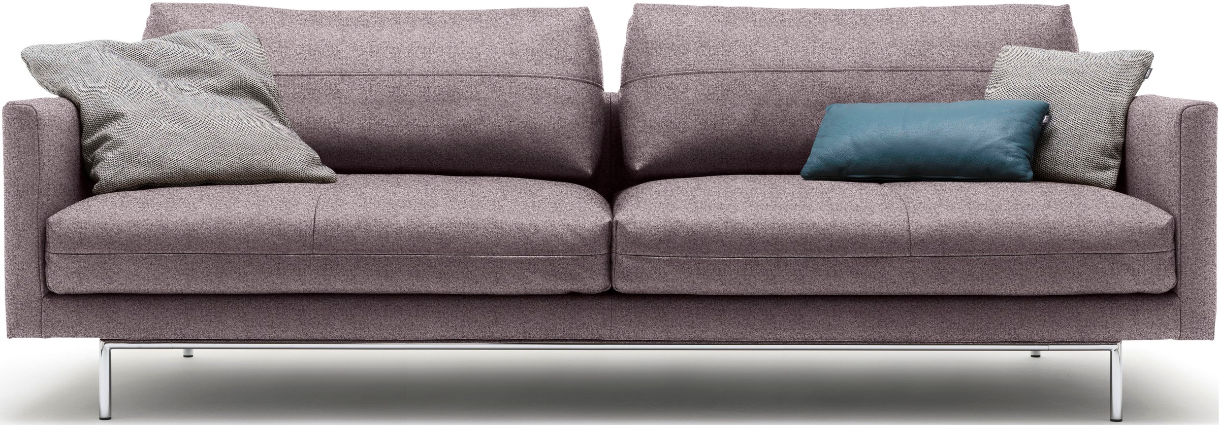 Creation BY ROLF BENZ 3,5-Sitzer »CR.414, Designsofa, edles Sofa, Loungesofa, Ledersofa, klares Design«, aus Leder oder Chenille, erstklassiger Sitzkomfort, legere Polsterung