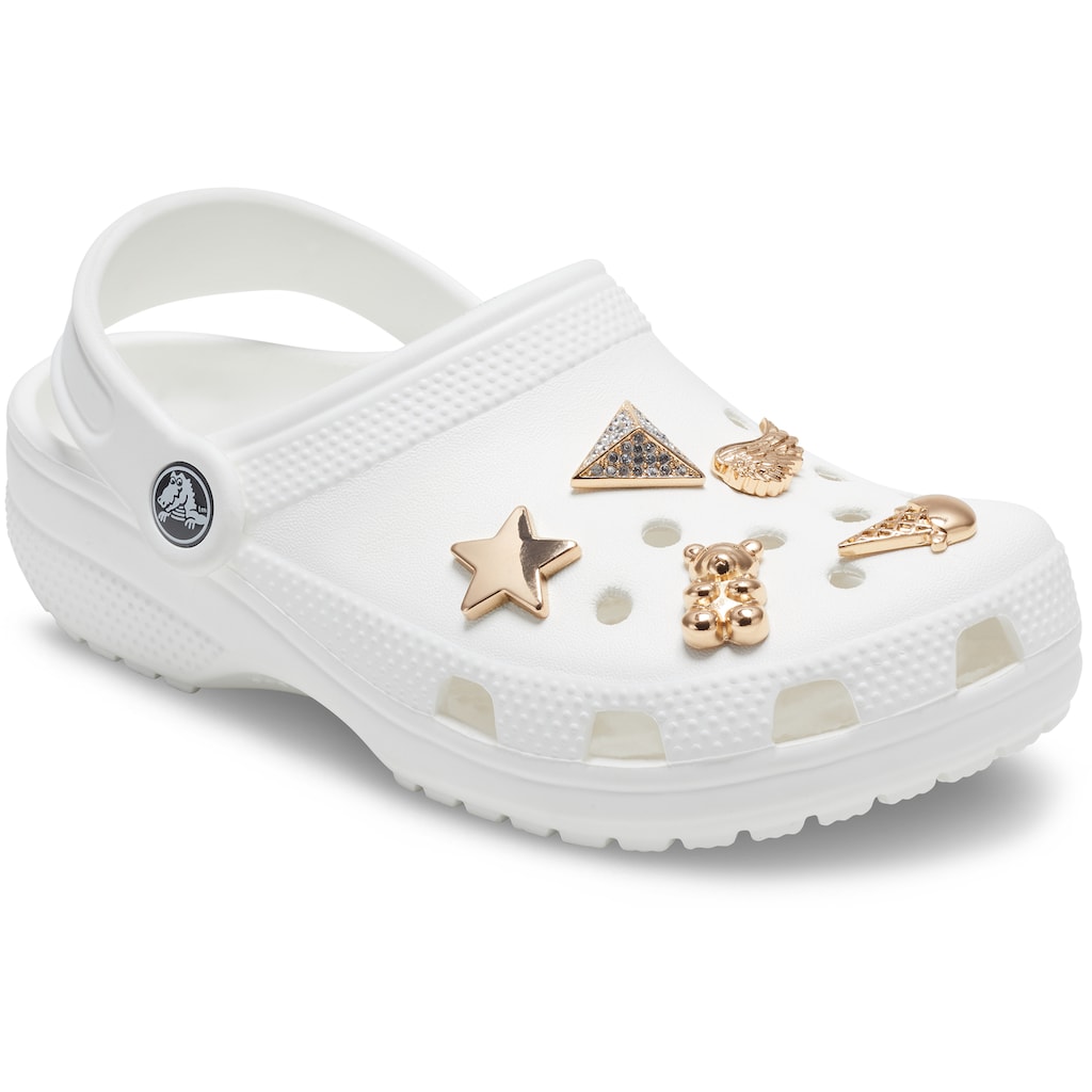 Crocs Schuhanstecker »Jibbitz™ Gold Icons«, (Set, 5 tlg., Kein Spielzeug. Nicht für Kinder unter 3 Jahren geeignet.)