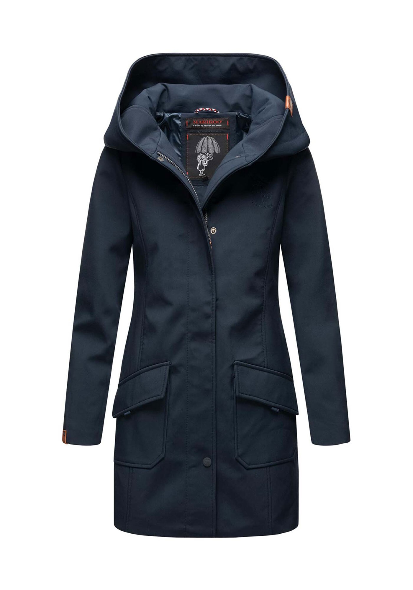 Marikoo Winterjacke »Marikoo Mayleen Damen Softshell Jacke B856«