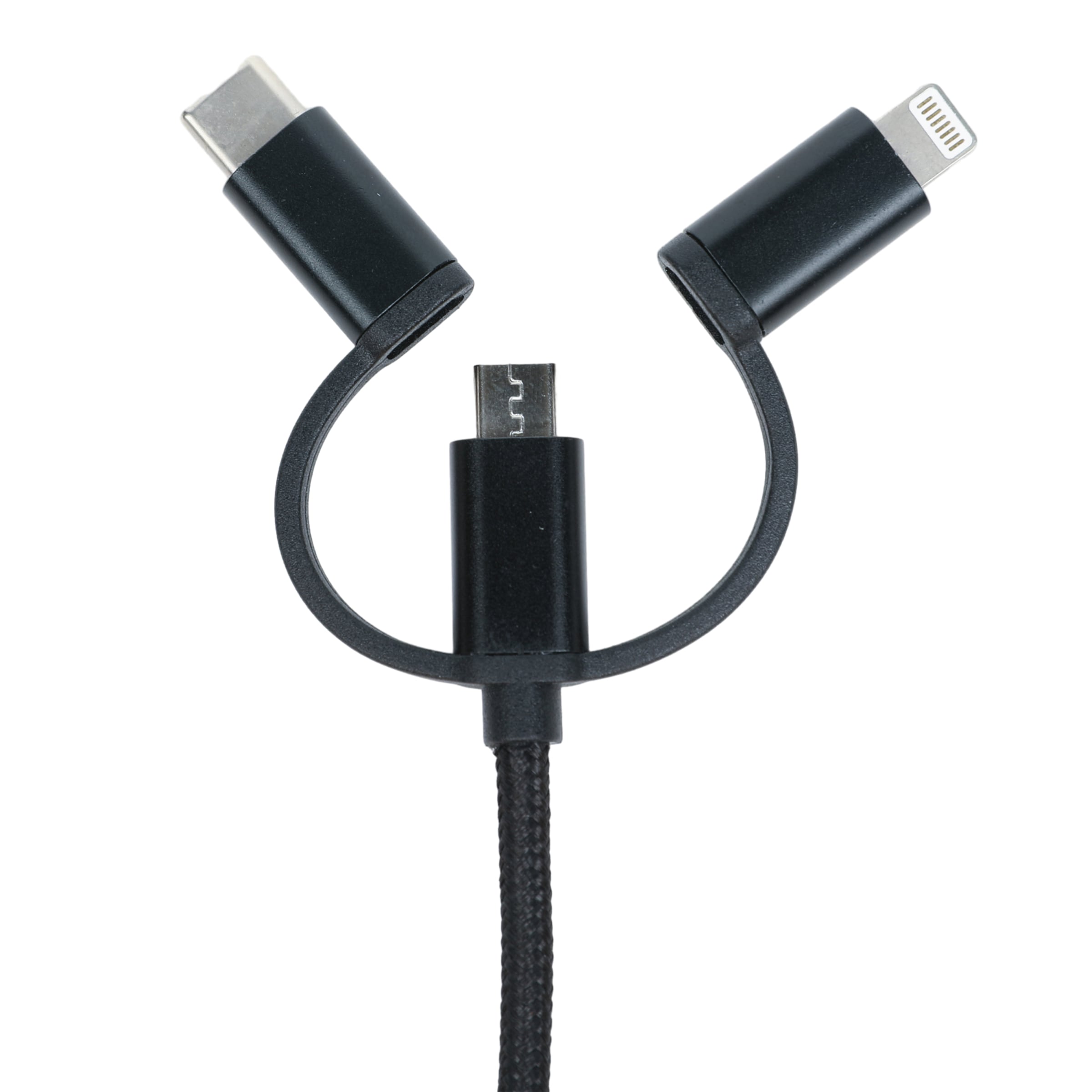 be cool USB-Kabel »Lade- und Datenkabel 3in1«, Lightning-Micro-USB-USB Typ C, USB Typ A, 100 cm