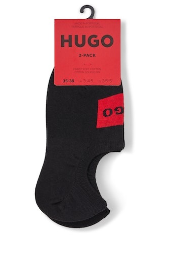 HUGO Underwear Freizeitsocken »2P LOW CUT LABEL CC W«, (2 Paar)