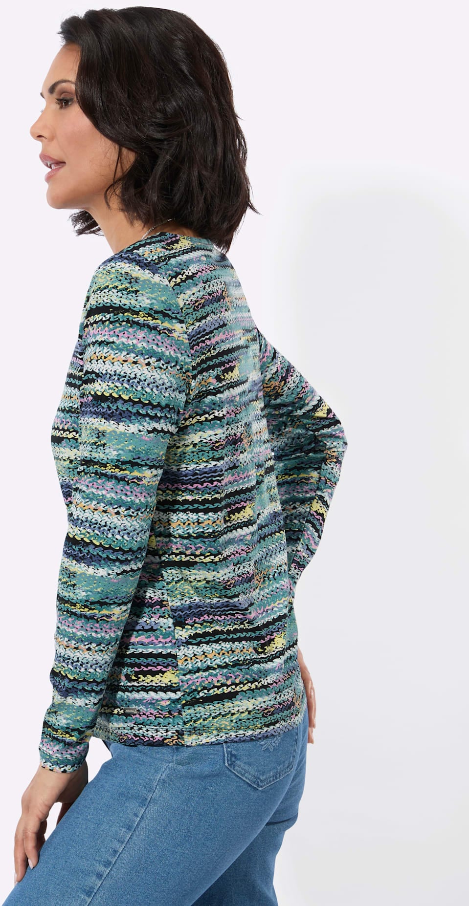 Casual Looks Langarmshirt »Rundhals-Shirt« 1