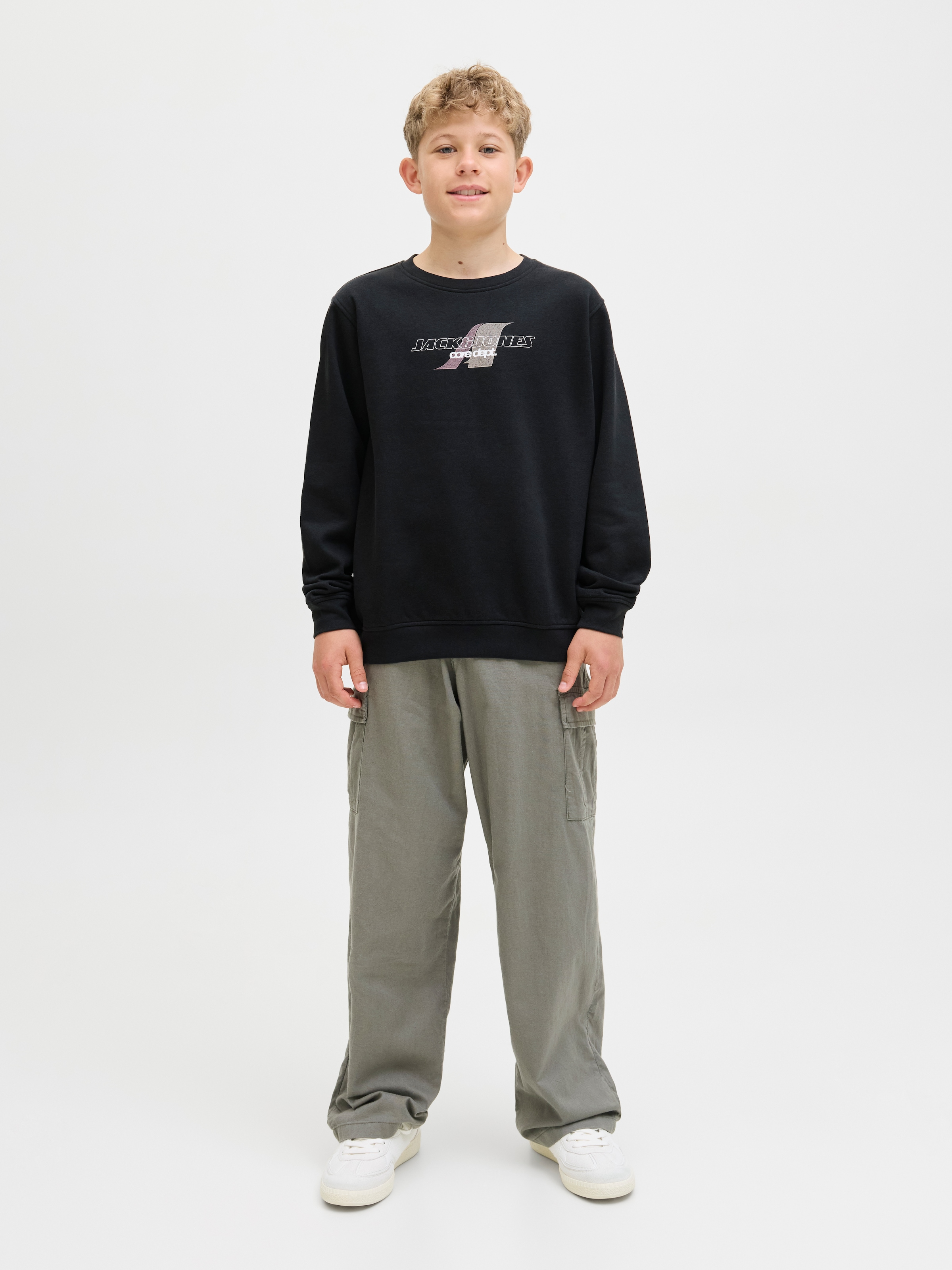 Jack & Jones Junior Sweatshirt »JCOTIER PRINT SWEAT CREW NECK SN JNR«