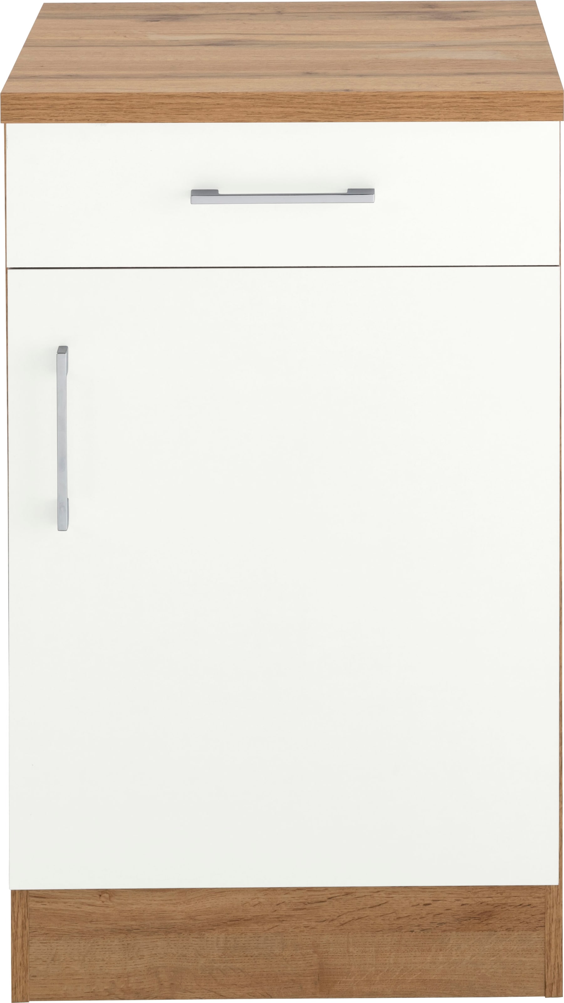 KOCHSTATION Unterschrank »KS-Colmar« 50 cm, mit Metallgriff, für viel Stauraum