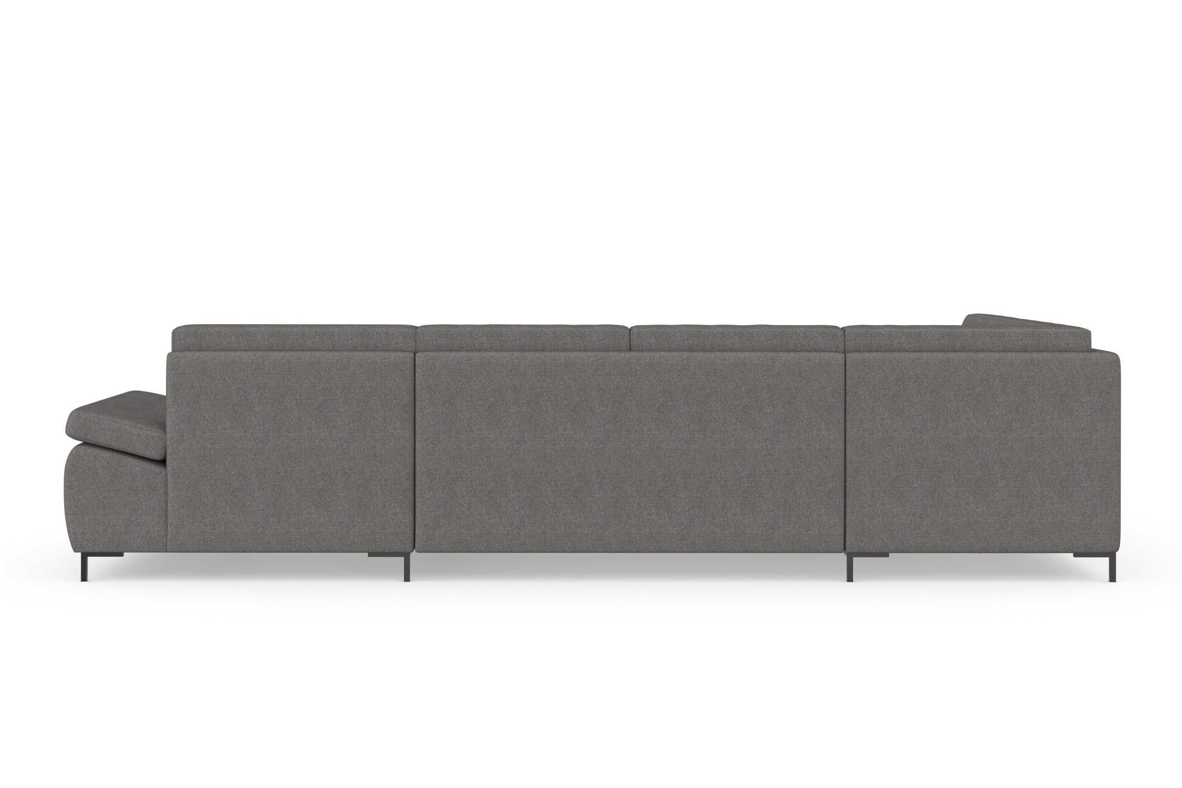 DOMO collection Wohnlandschaft »Capelo U-Form«, mit Armteilverstellung, wahlweise mit Bettfunktion, Federkern