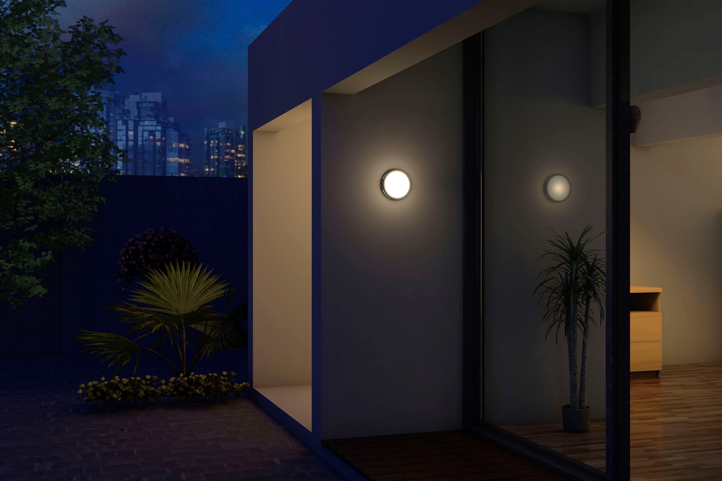 LUTEC LED Außen-Wandleuchte »ROLA«, Leuchtmittel LED-Modul | LED fest integriert
