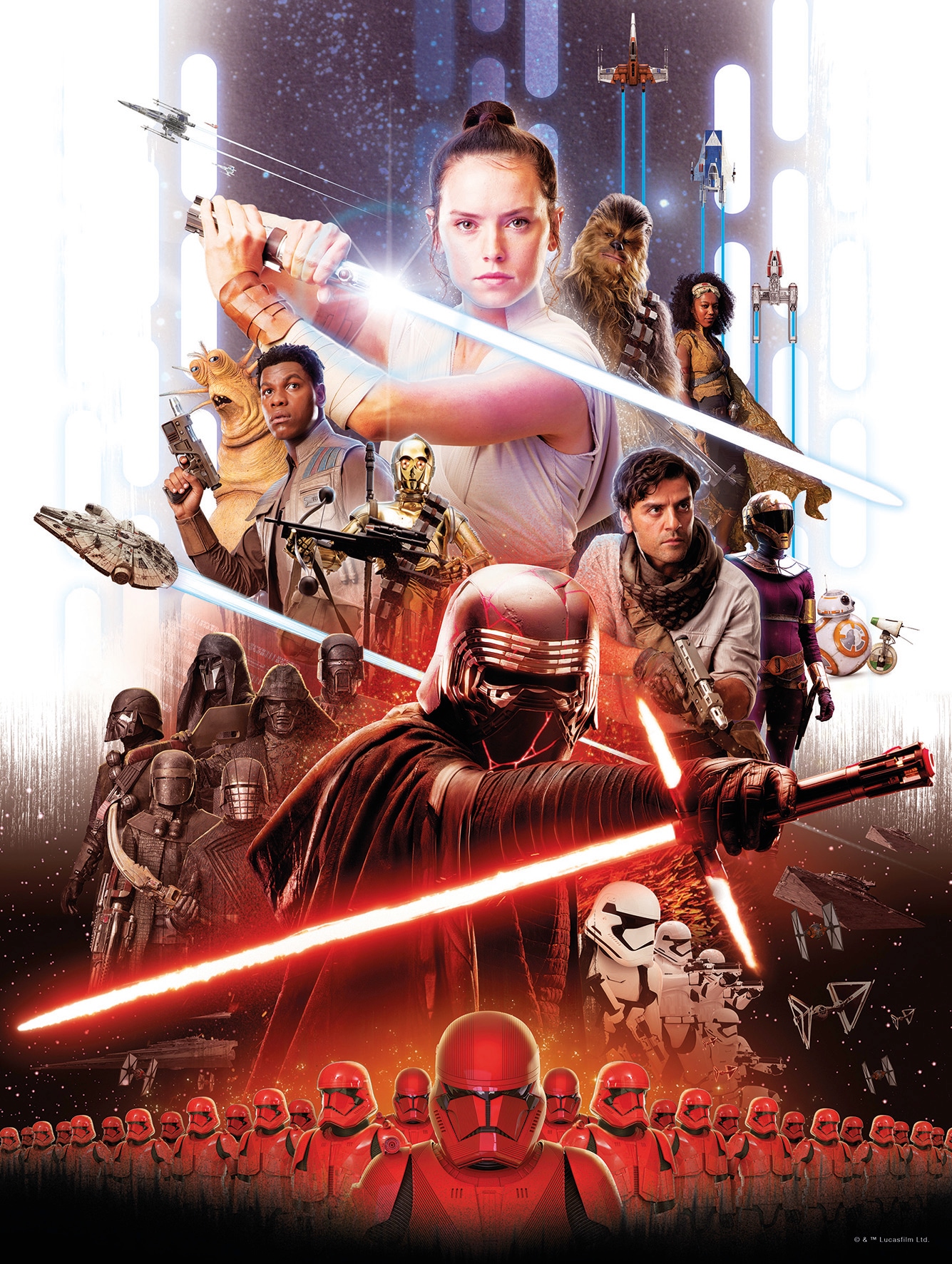 Poster »Star Wars Movie Poster Rey«, Star Wars, (1 St.), Kinderzimmer, Schlafzimmer,...