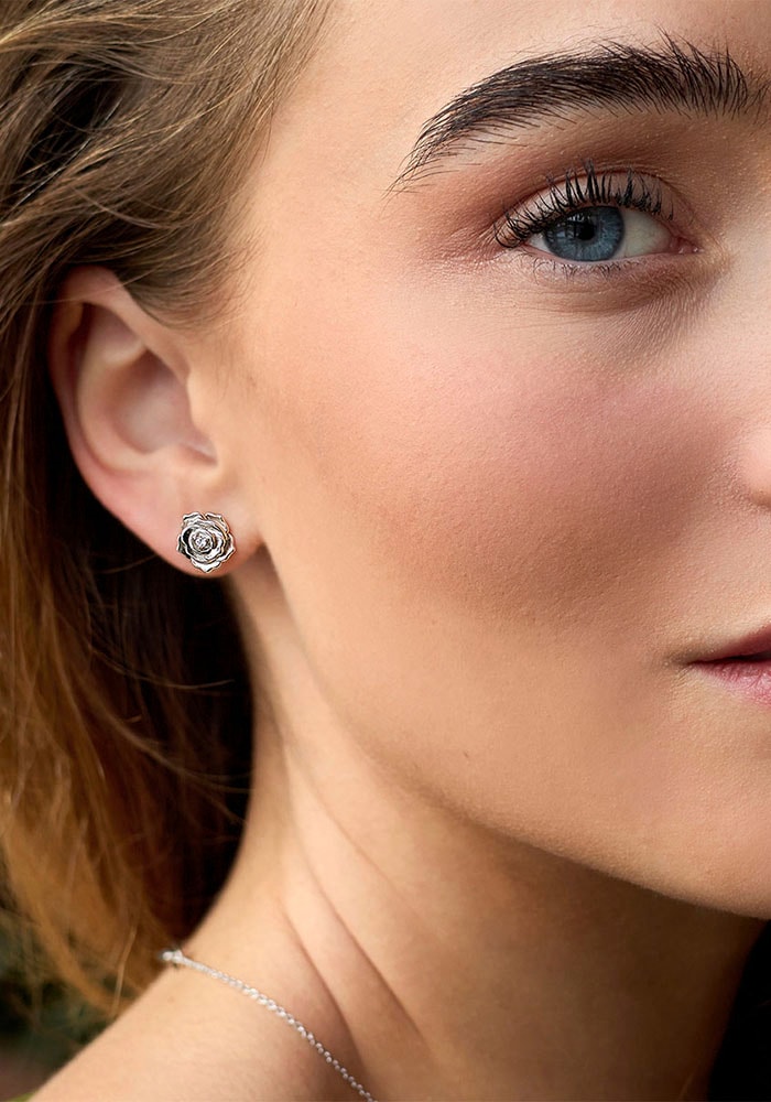 Engelsrufer Paar Ohrstecker »Rose, ERE-ROSE-ZI-ST«, mit Zirkonia (synth.)