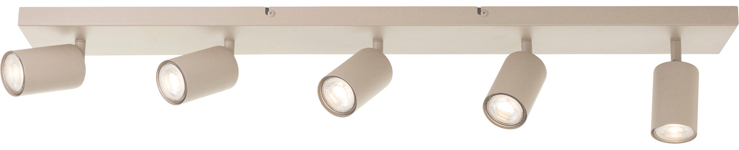 Brilliant Deckenstrahler »Jello« GU10 1 Stk. Warmweiß GU10 LED inkl., 350 lm, 3000 K, schwenkbar, Metall, champagnerfarben