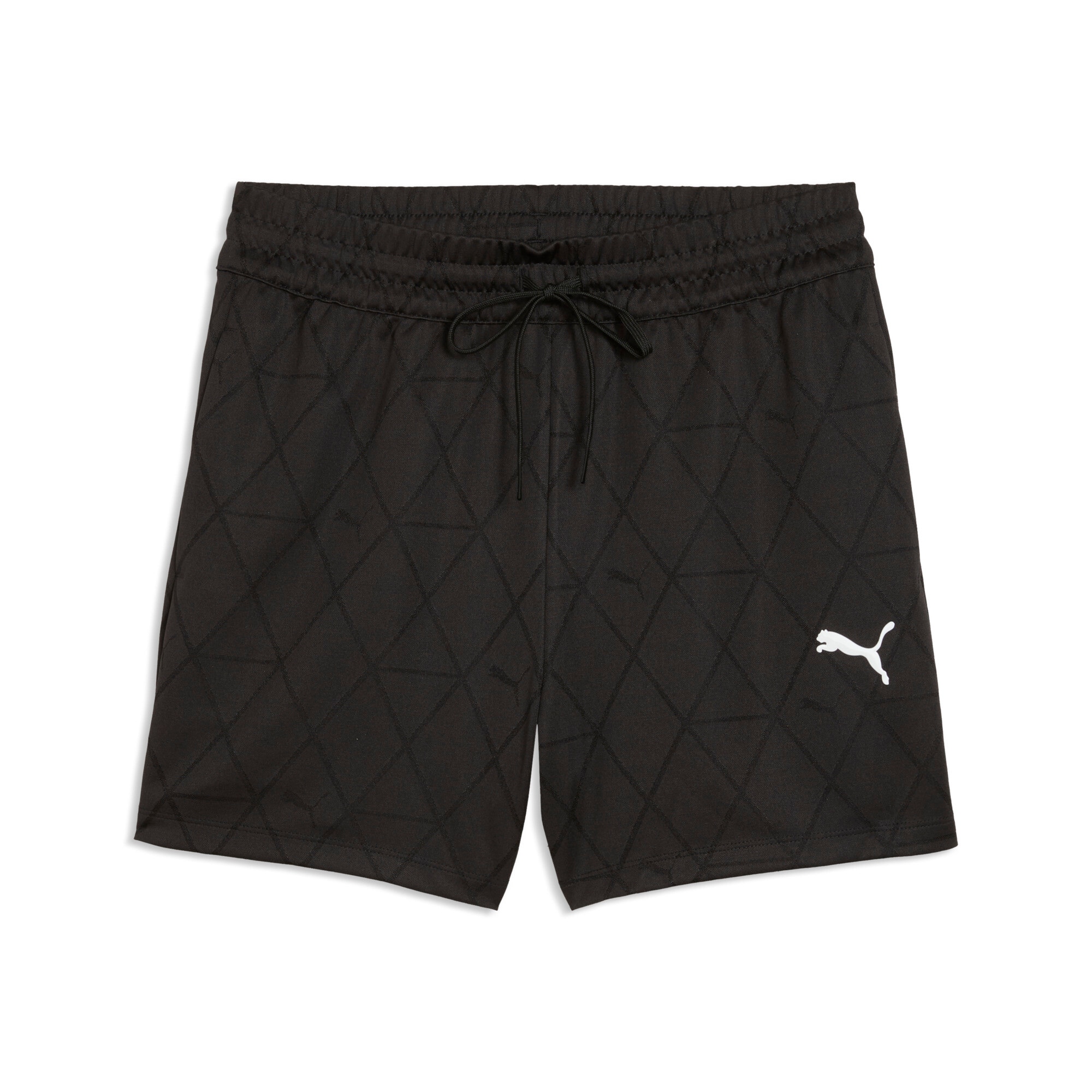 PUMA Trainingsshorts »SPORT HIGH-RISE JERSEY SHORTS 4"«  Regular Fit, mit Eingrifftaschen, mit Kordelverschluss