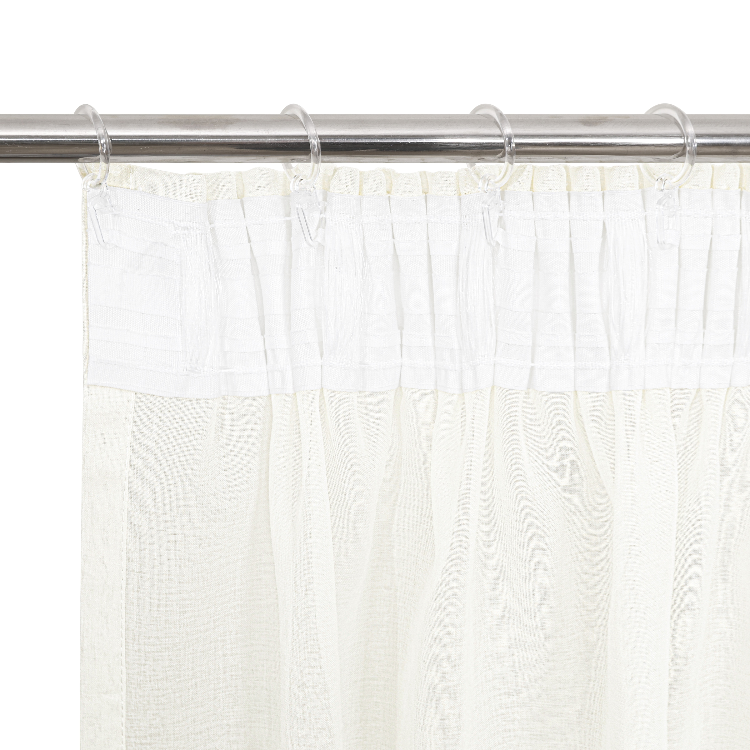 OTTO home Gardine »Dolly, 1 Stück, Multifunktionsband, transparent« Multifunktionsband 1 Stk. tlg. Transparent, Gewebt, Polyester, extra Breite ab 3 Meter