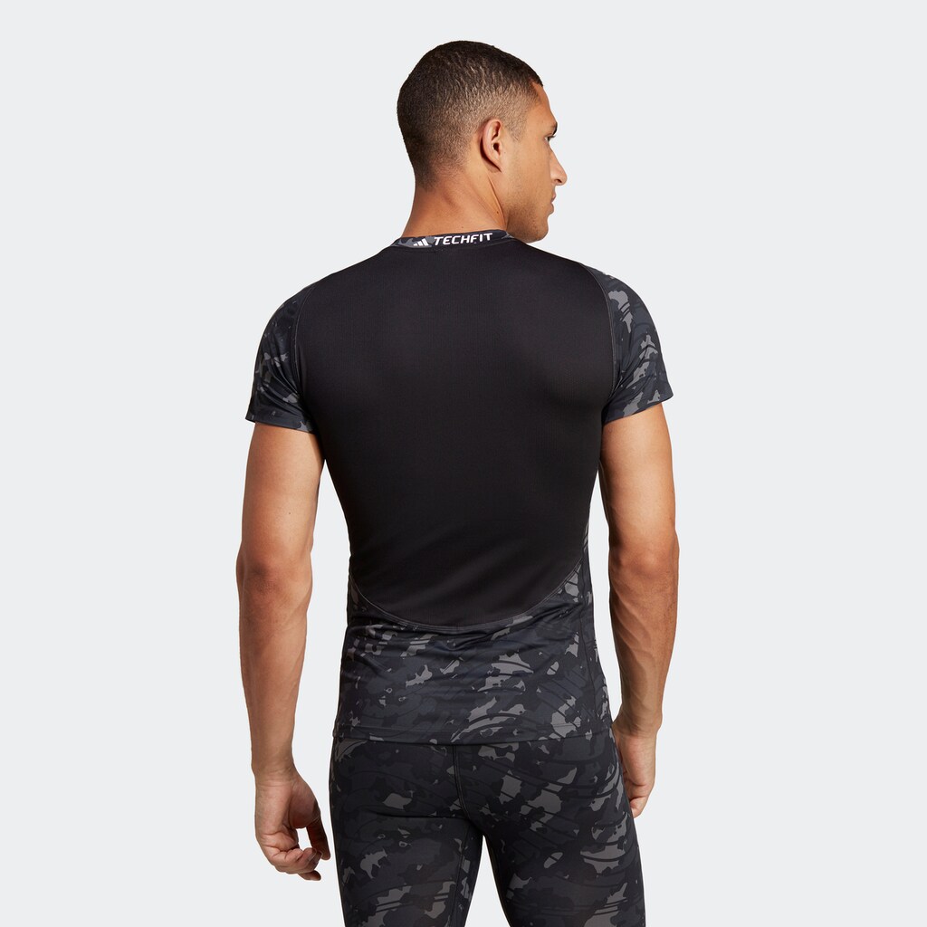 adidas Performance T-Shirt »TECHFIT ALLOVER PRINT TRAINING«