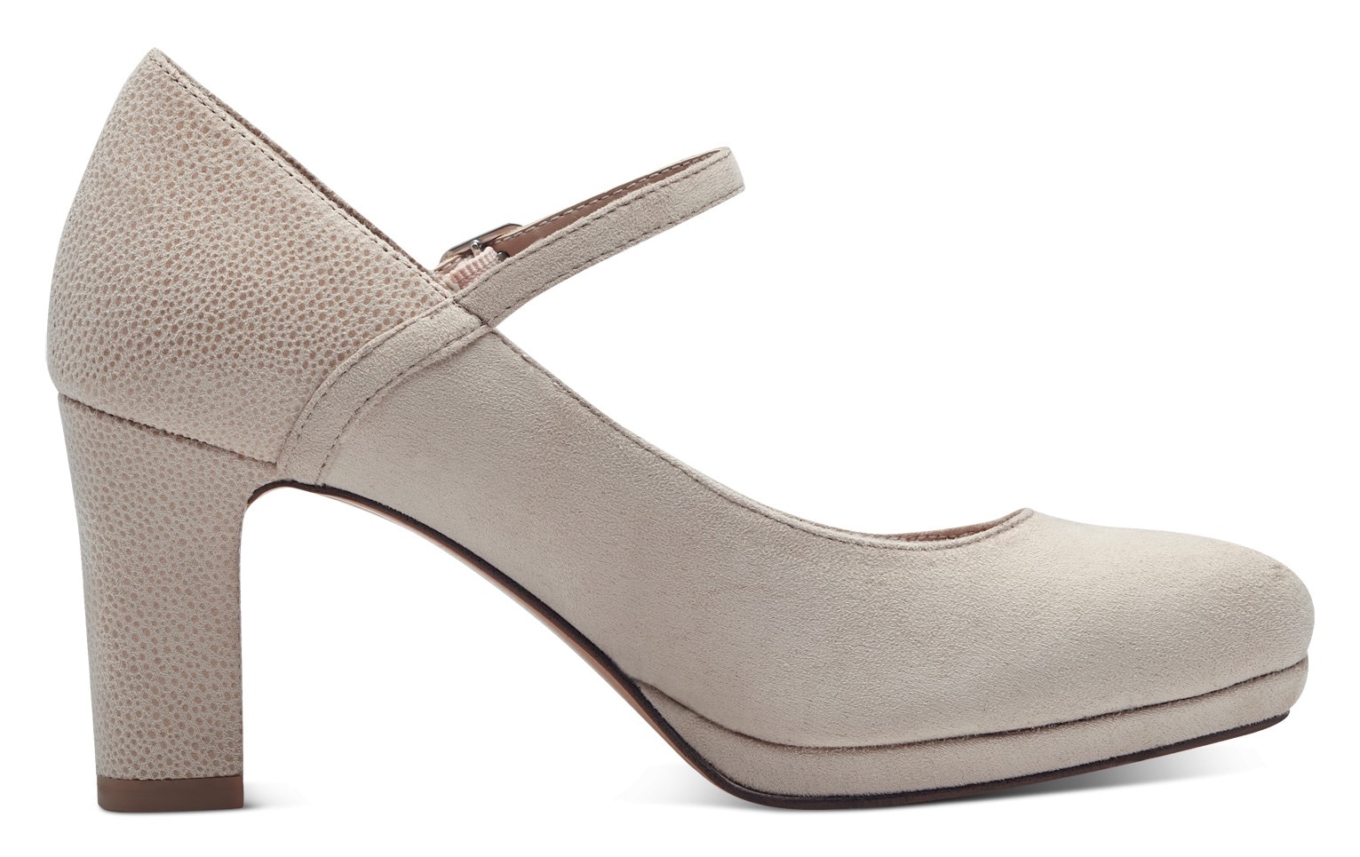 Tamaris Spangenpumps, mit Metallic-Applikation an der Ferse und Absatz