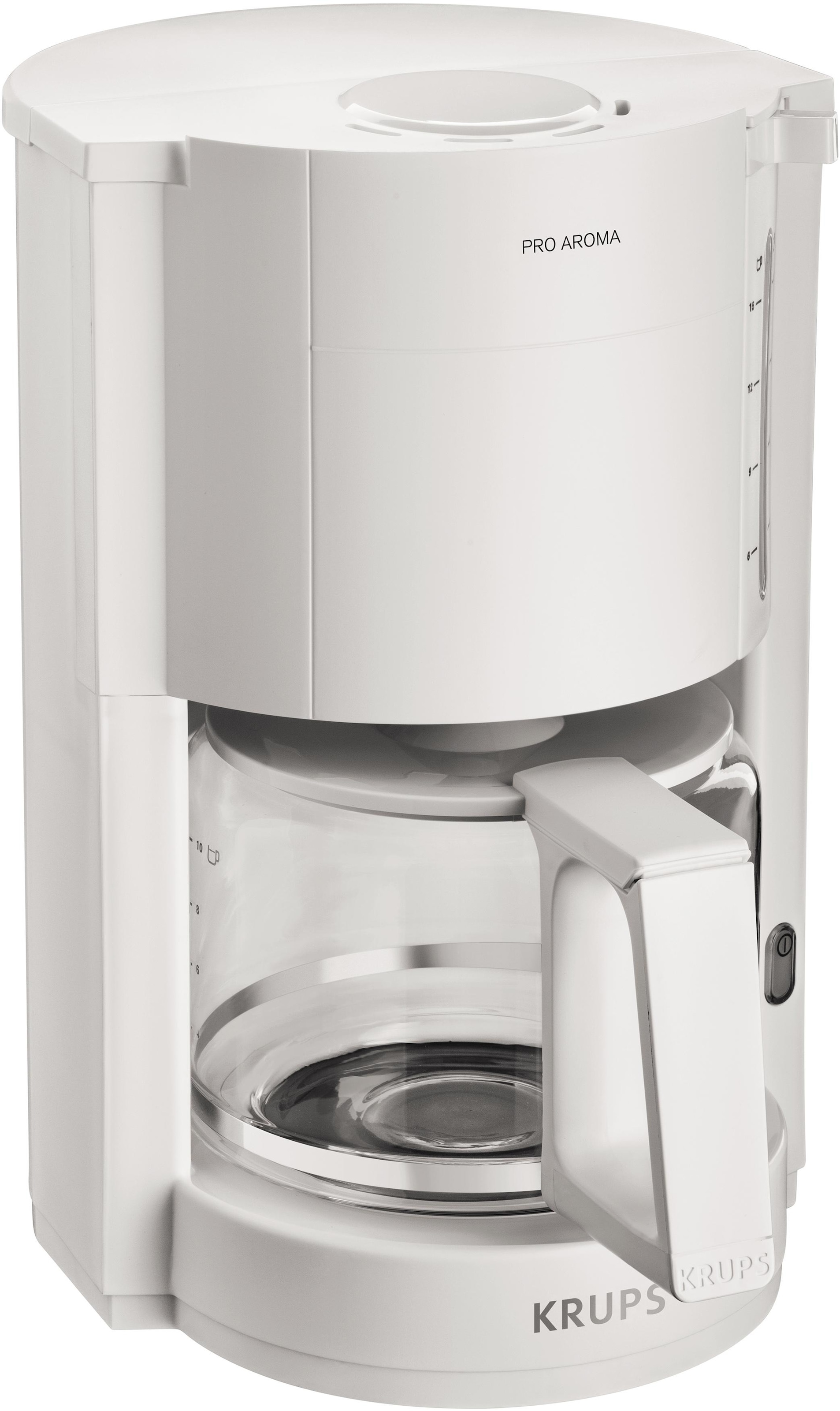 Krups Filterkaffeemaschine »F30901 W Abschaltung, Automatische Warmhaltefunktion, 1050 jetzt Pro bei Aroma«, OTTO