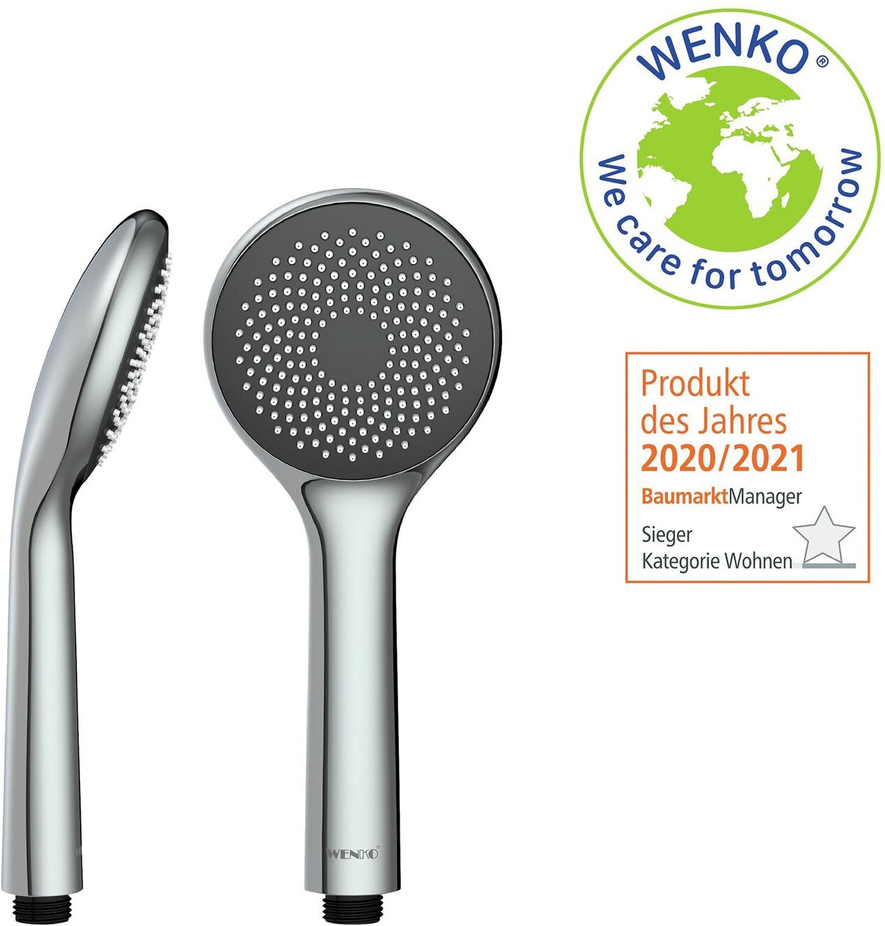 WENKO Handbrause »Watersaving System« Durchmesser 9,6 cm
