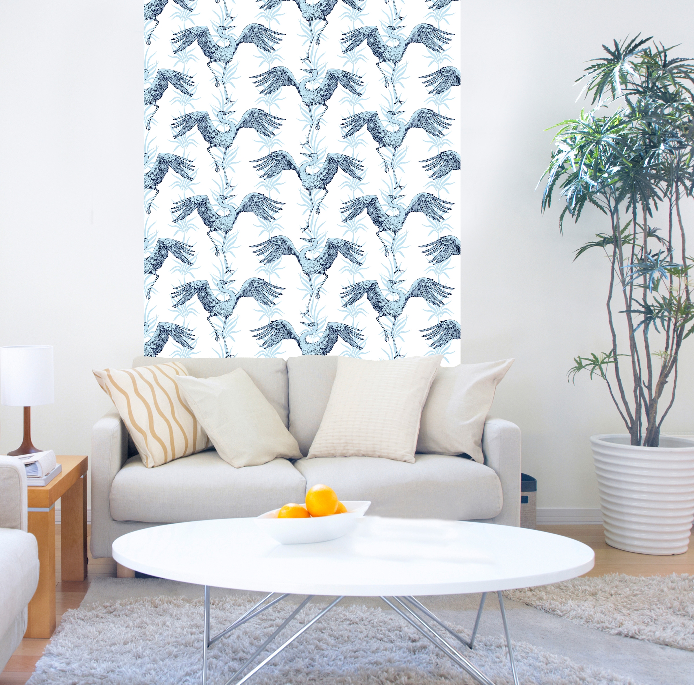 queence Vinyltapete »Iontoithoa« Motiv | bedruckt | botanisch | geblümt | gemustert | natürlich glatt 90x250cm, selbstklebend, kinderleichte Anbringung, , Sticker