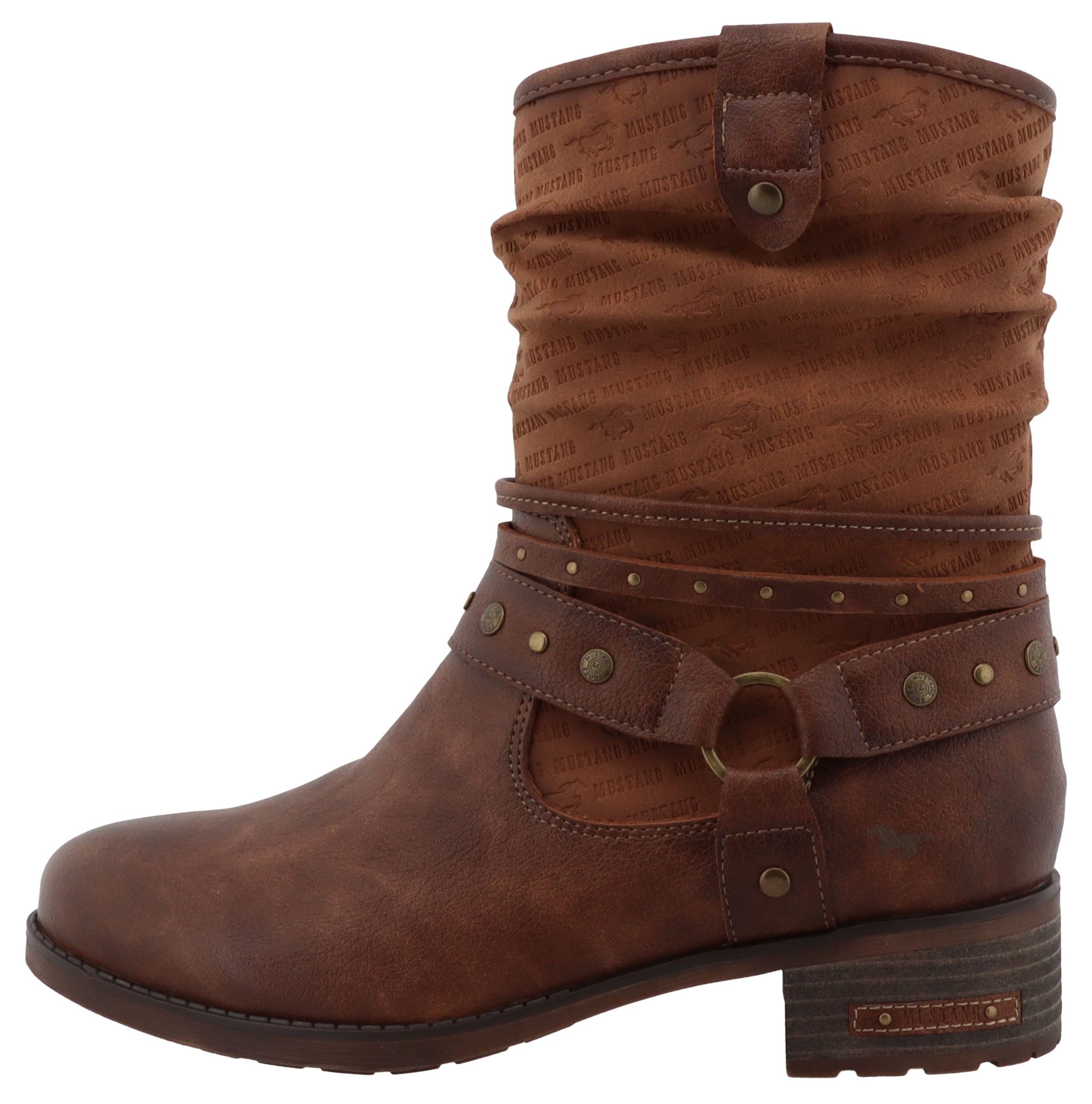 Mustang Shoes Winterboots »Fabienne«  Stiefelette, Westernboots im Used-Look
