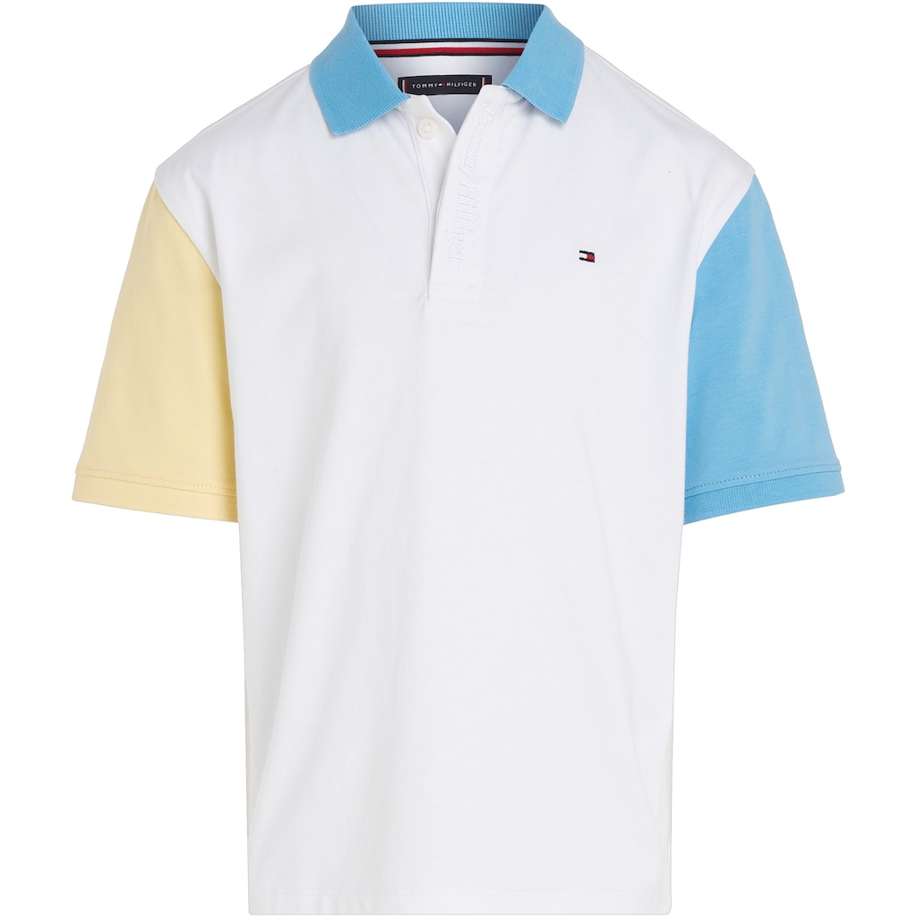 Tommy Hilfiger Poloshirt »OVERSIZED COLORBLOCK POLO«