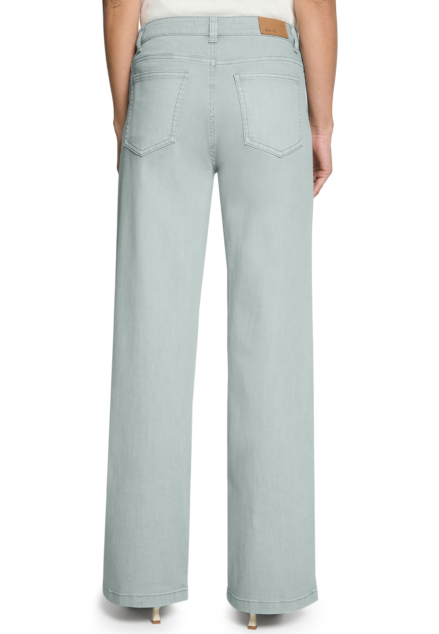 Zero 5-Pocket-Hose »Modern fit Jeans mit weitem Bein Style Witney«