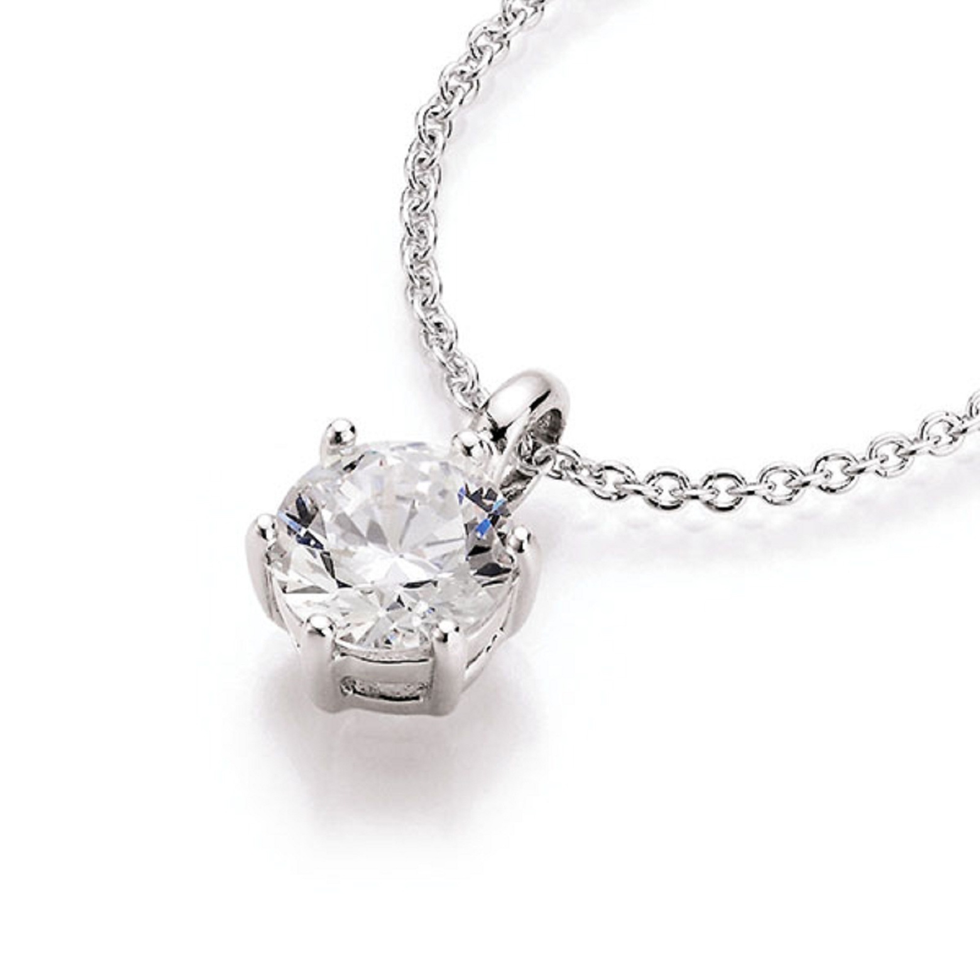 Smart Jewel Kette mit Anhänger »Kette Zirkonia-Anhänger, Silber 925«