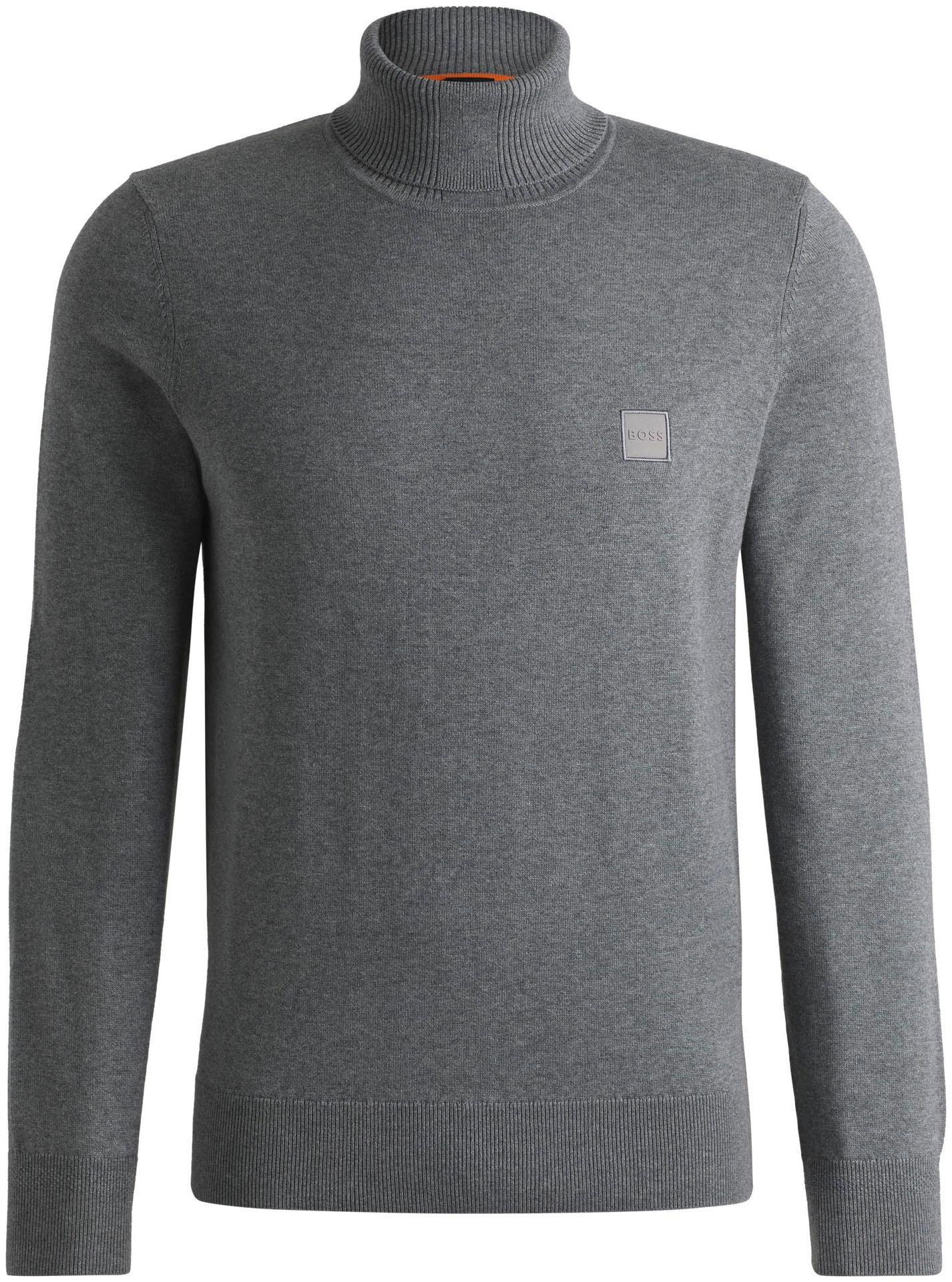 BOSS ORANGE Strickpullover »Akiro«, mit kleinem Stehkragen