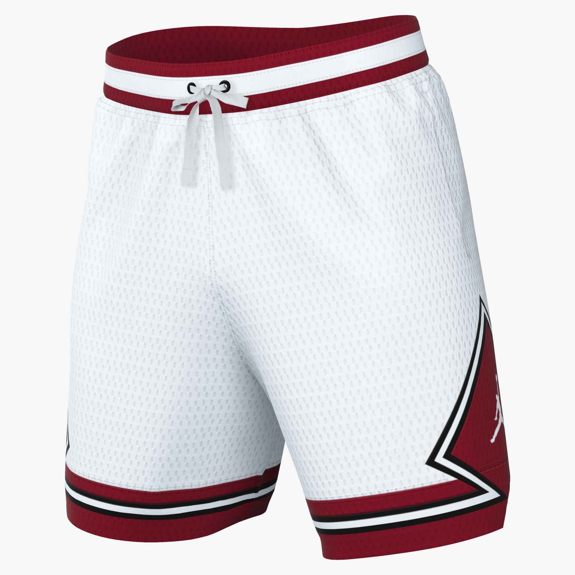 Jordan Trainingsshorts »Jordan Sport Men's Dri-FIT 9" Diamond Shorts«  mit elastischem Bund mit Kordelzug, aus Mesh-Material, gerade Passform