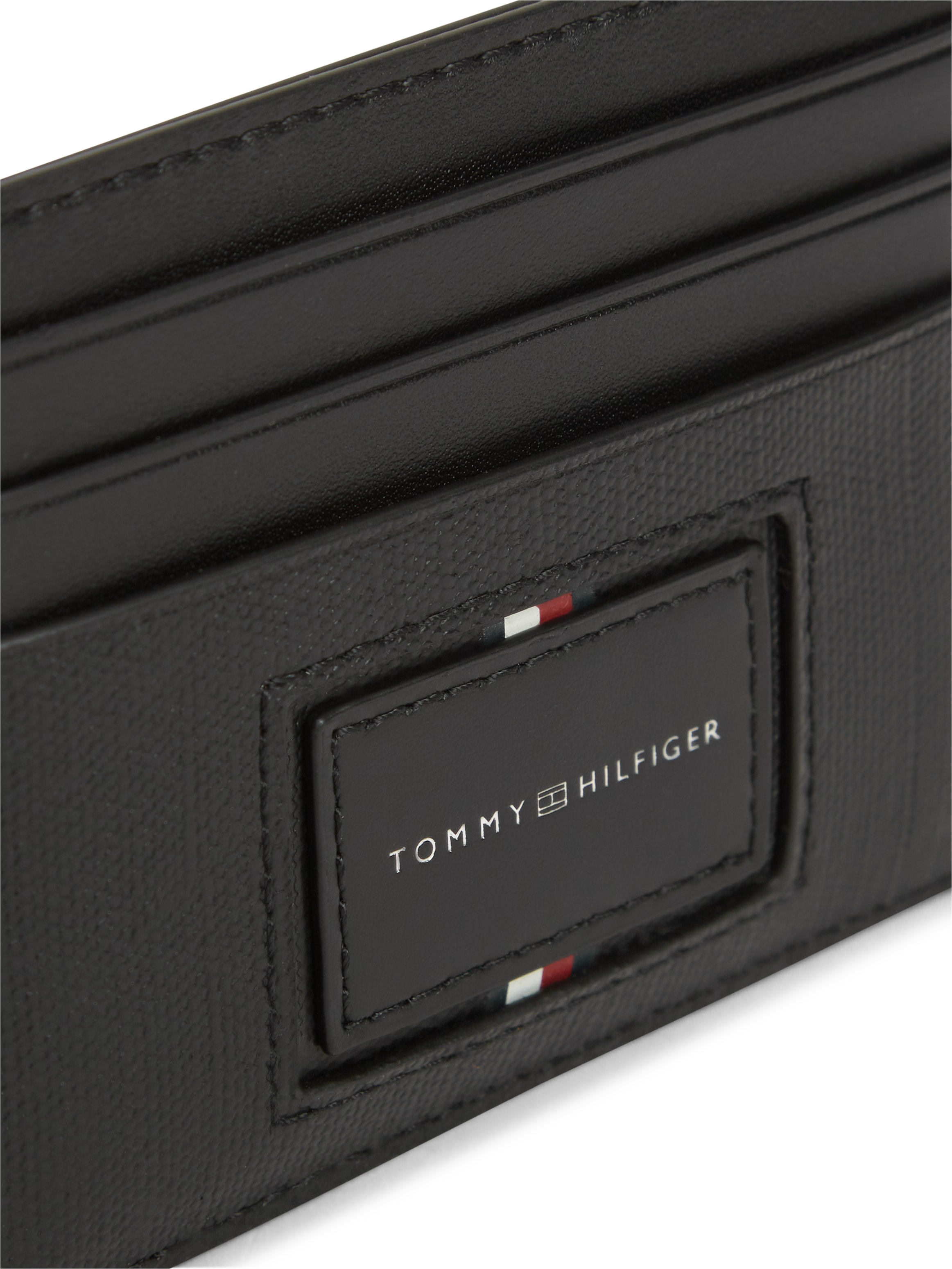 Tommy Hilfiger Kartenetui »TH FOUNDATION CC HOLDER« Unisex Minigeldbeutel, Portemonnaie mit vielen Kartensteckfächern