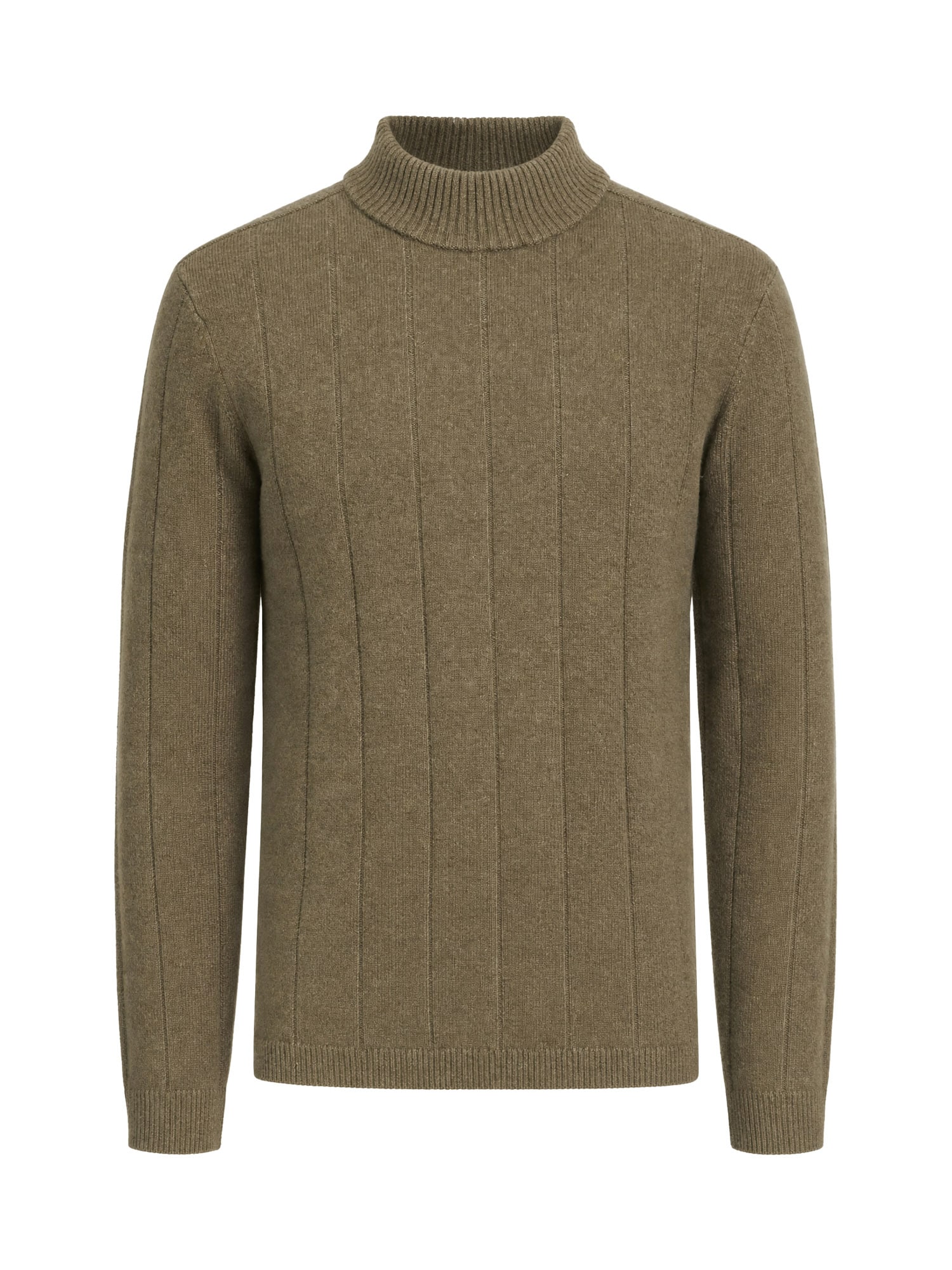 Indicode Rollkragenpullover »INCrowport« Materialmix, regular fit