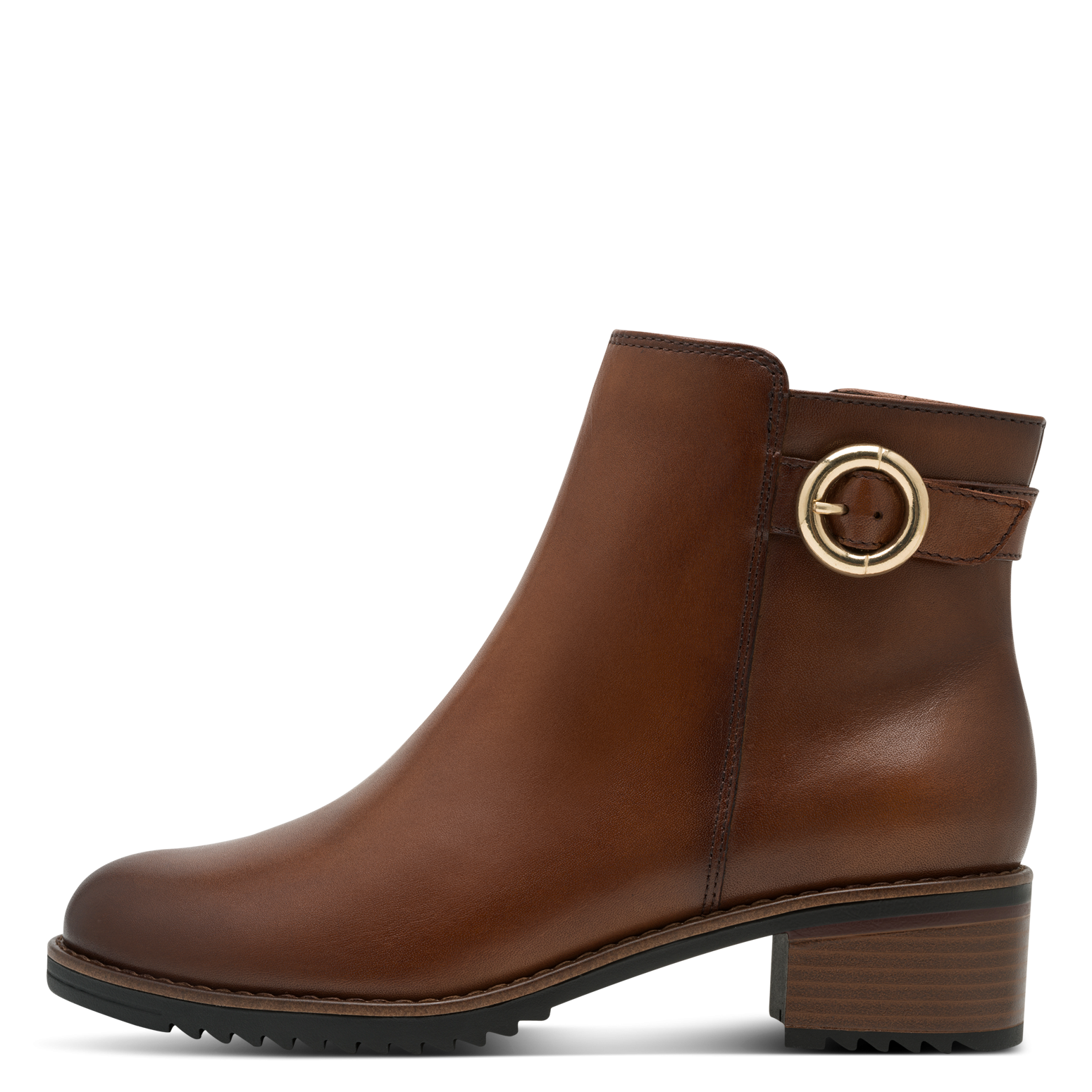 MARCO TOZZI Stiefelette  , Blockabsatz, Businessschuh mit paktischem Innenreißverschluss