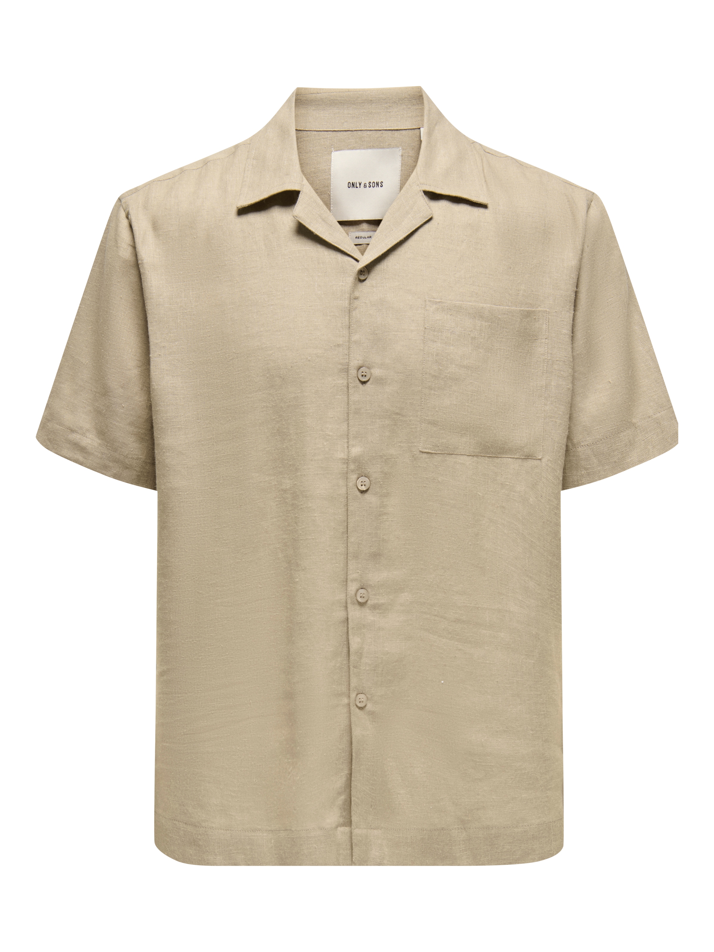 ONLY & SONS Kurzarmhemd »ONSLAURENCE RLX RESOR SS LINENBLEND NOOS«