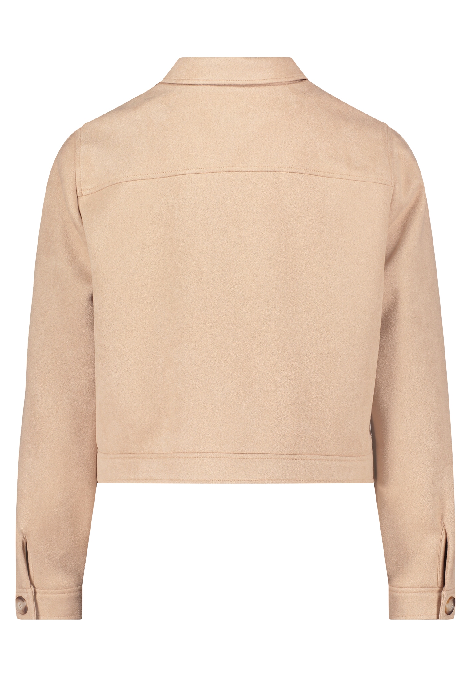 Betty&Co Lederimitat-Blazer »Kunstleder-Jacke mit aufgesetzten Taschen«