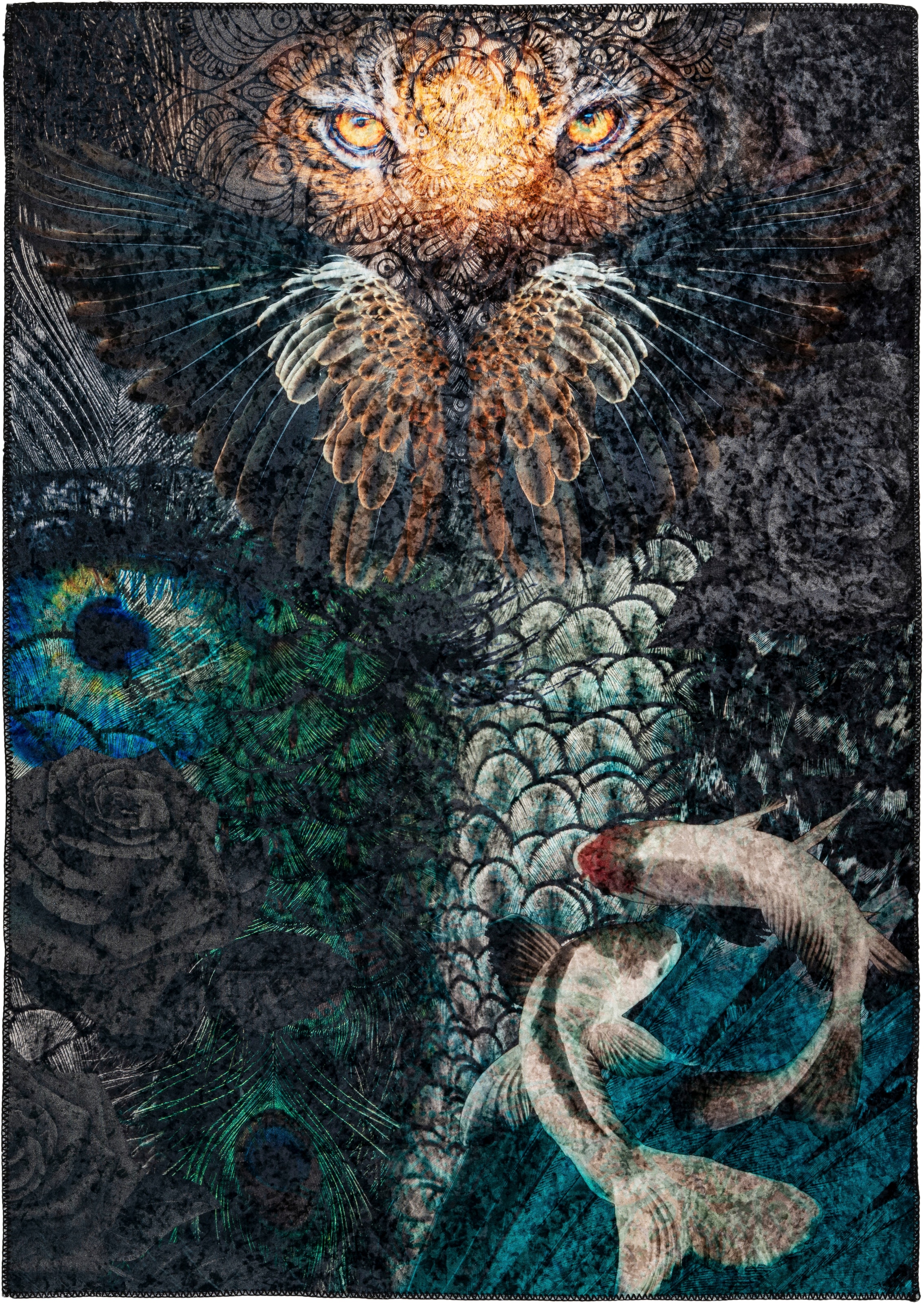 Obsession Teppich »Exotic 10m« rechteckig 5 mm Höhe Kurzflor, ideal im Wohnzimmer & Schlafzimmer