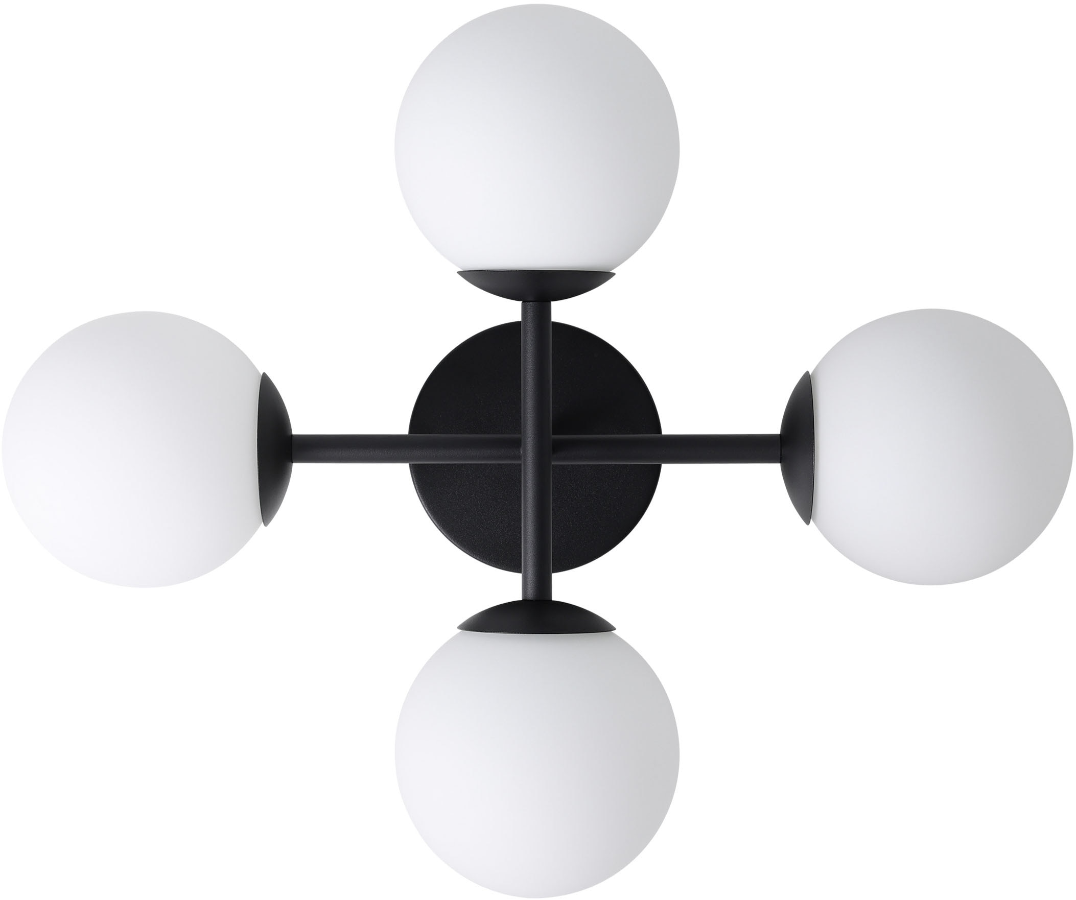 EGLO LED Deckenleuchte »CASTROVIDO Deckenlampe - Stahl - G9 - 4X4,2W - IP44« G9 1 Stk. Wohzimmerlampe, Esszimmerlampe, Flur, Schlafzimmer,L47,5xB38,5xH19,5cm