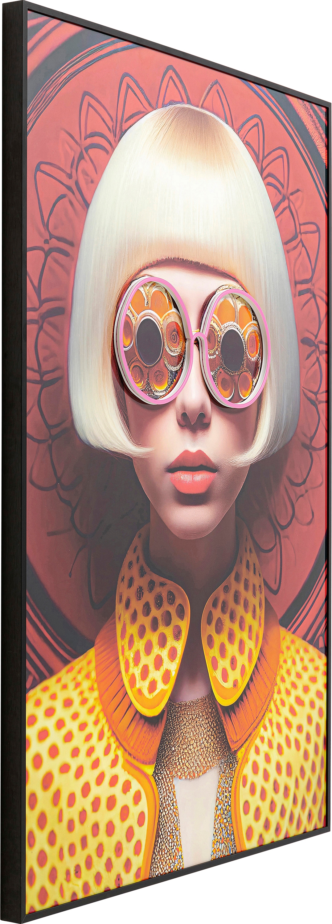 Kare Design LED-Bild »Gerahmtes Bild Fancy Lady 75x55cm« 1,  verschiedene Farben