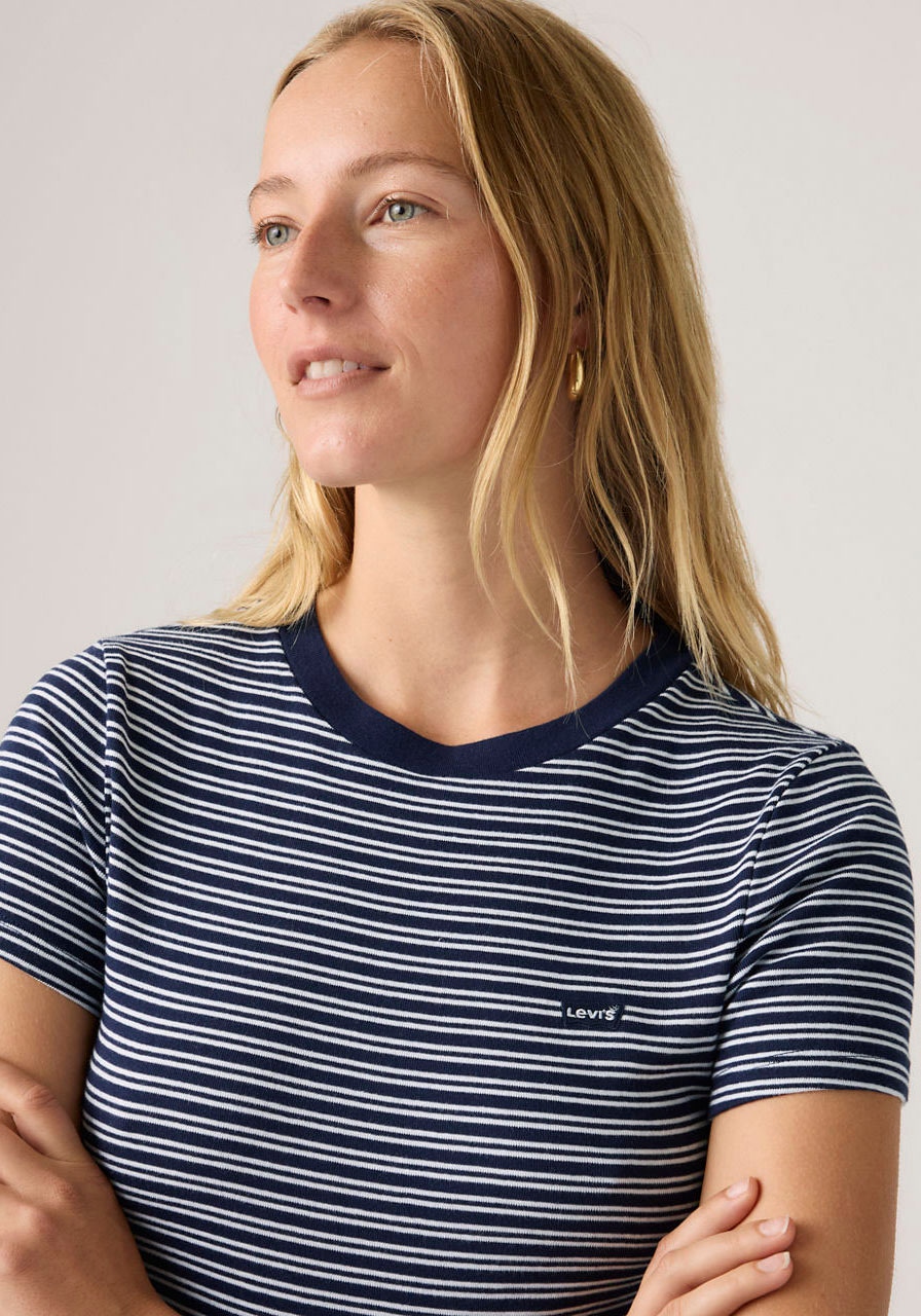 Levi's® Langarmshirt »ESSENTIAL HM LS TEE« mit Logo Stickerei