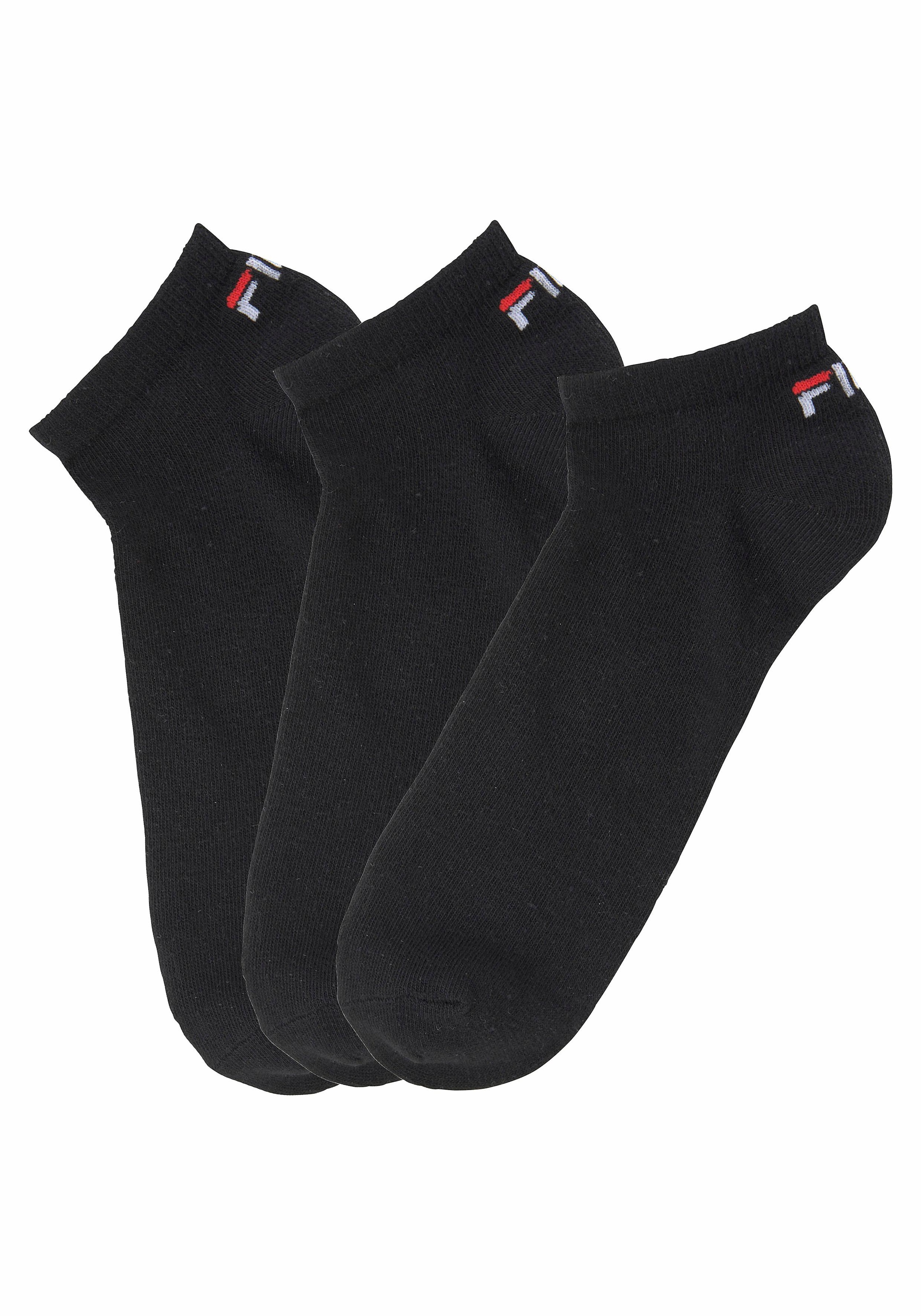 Fila Sneakersocken, (3 Paar), mit eingestricktem Logo an der Ferse