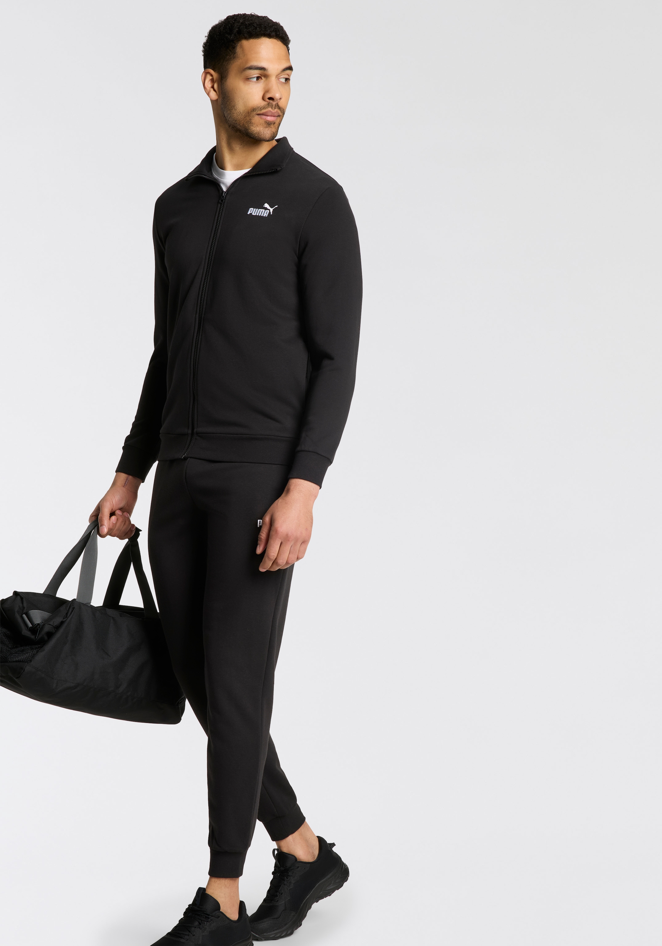 PUMA Trainingsanzug »ESS SWEAT SUIT TR«, (2 tlg.), Bequemer Casual Jogginganzug