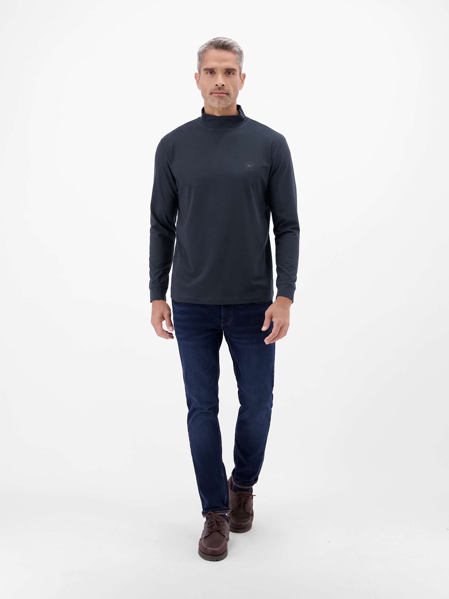 LERROS Sweatshirt »Herren-Shirt mit modischem Turtleneck«
