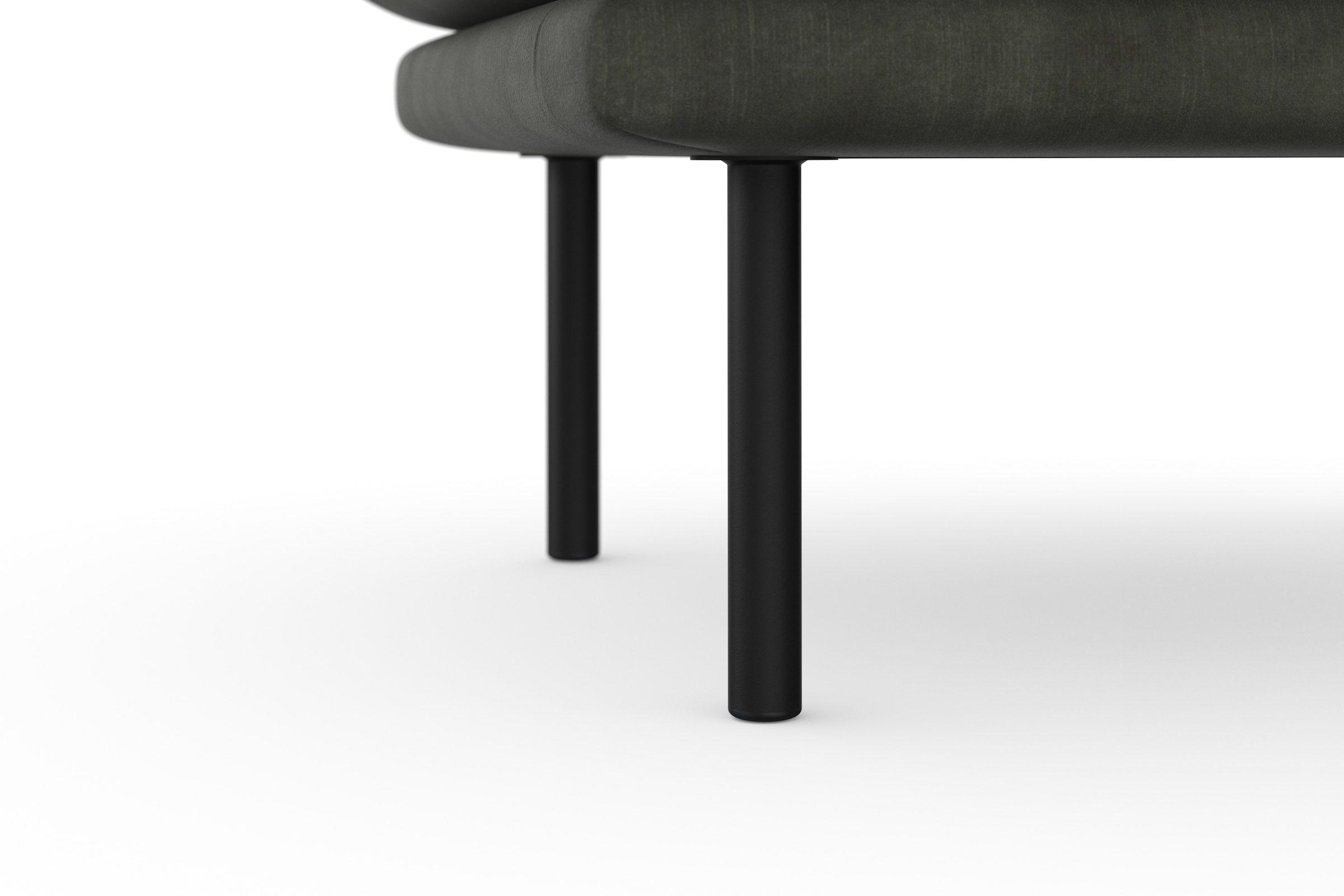 andas Polsterhocker »Stine«, Besonderes Design durch Kissenoptik und Keder, by Morten Georgsen
