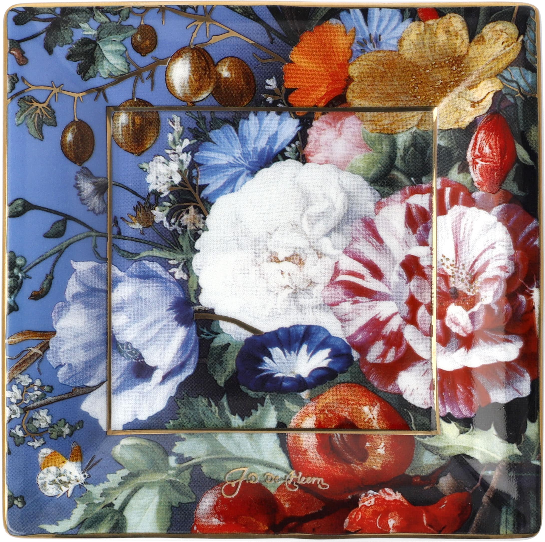 Goebel Schale »Jan Davidsz de Heem - "Sommerblumen"«, 1 tlg., aus Fine China-Porzellan, hochwertige Kunstreproduktion