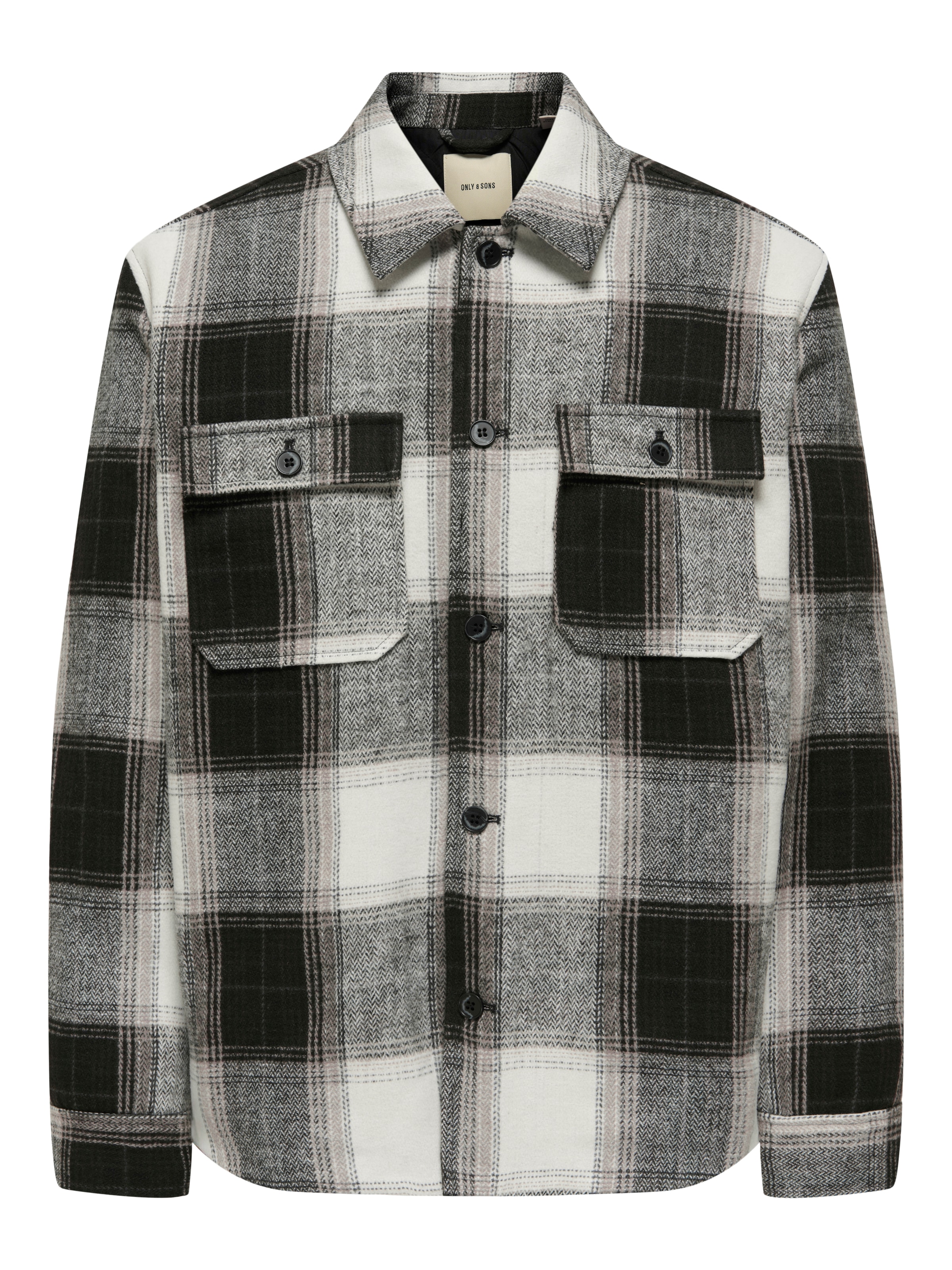 ONLY & SONS Hemdjacke »ONSZACK OVERSHIRT OTW NOOS« Polyester, regular fit