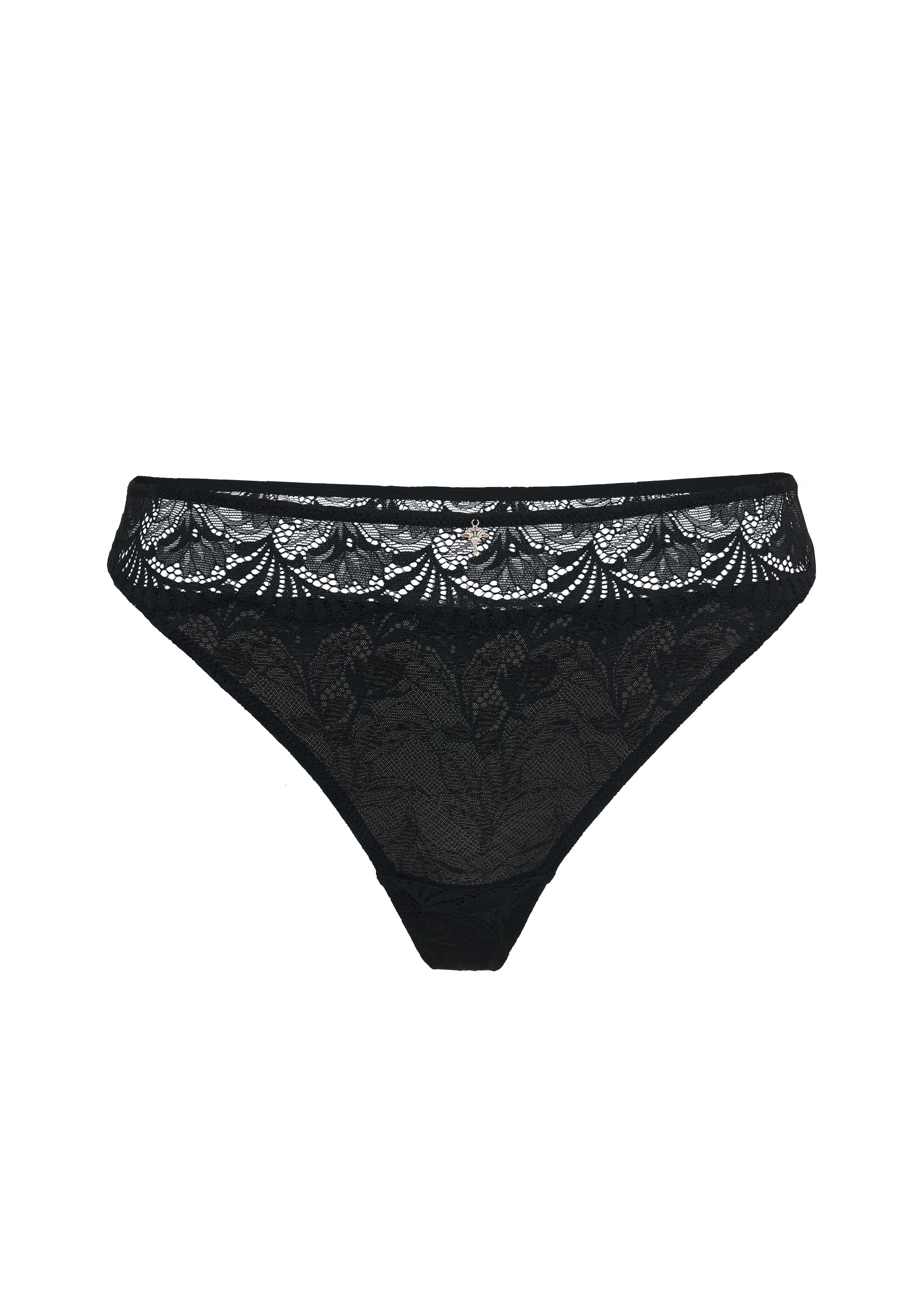 JOOP! Tanga »Beautiful« florale Spitze, Stretch-Bund, elastisch,