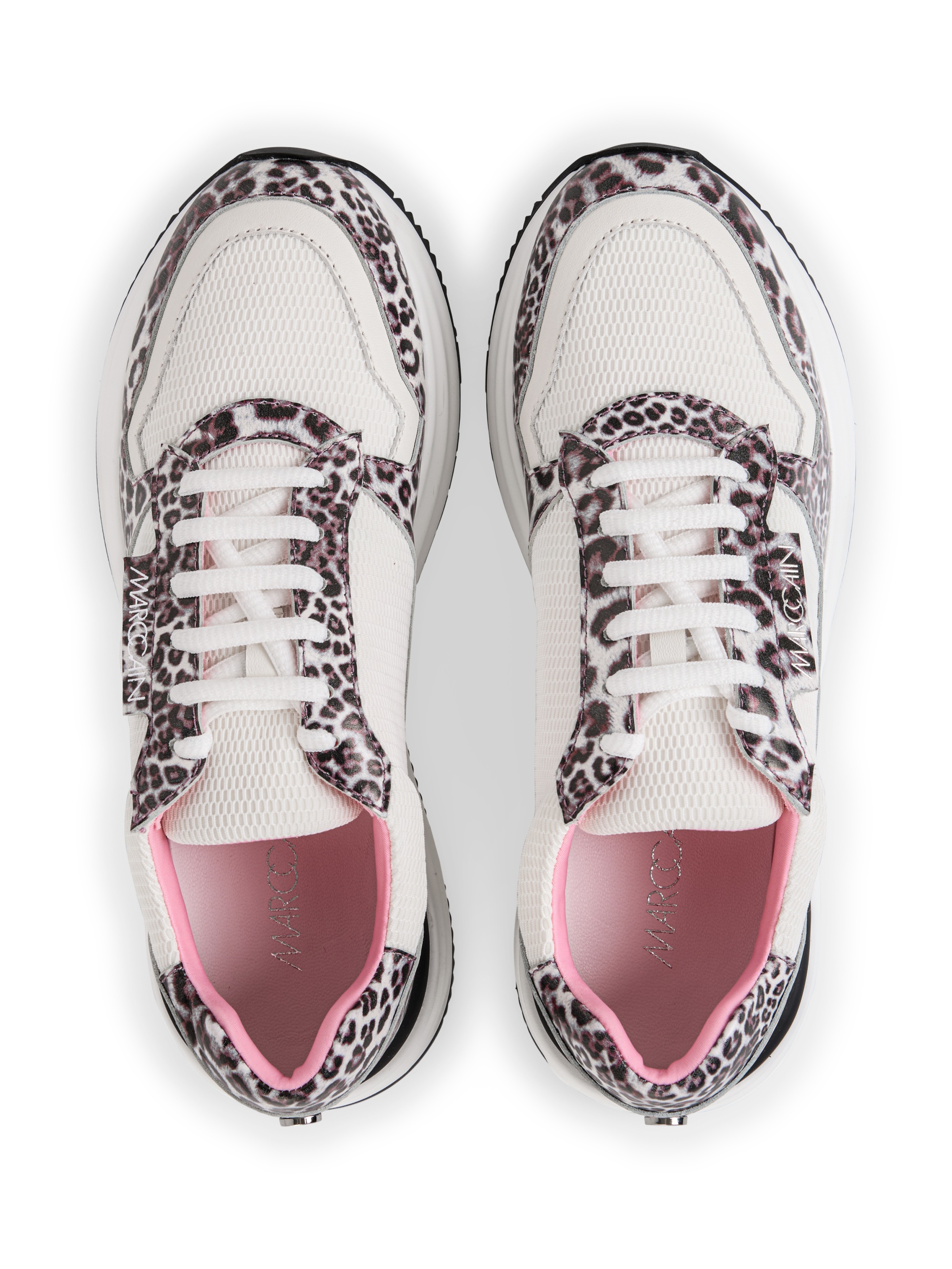 Marc Cain Keilsneaker »Sports Mon Cherry«  Halbschuuh, Schnürschuh mit hochgezogener Sohle vorne