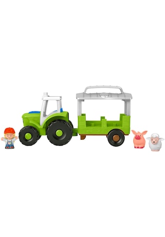Fisher-Price® Lernspielzeug »Little People Traktor«, bilingual; mit Anhänger, 3... kaufen