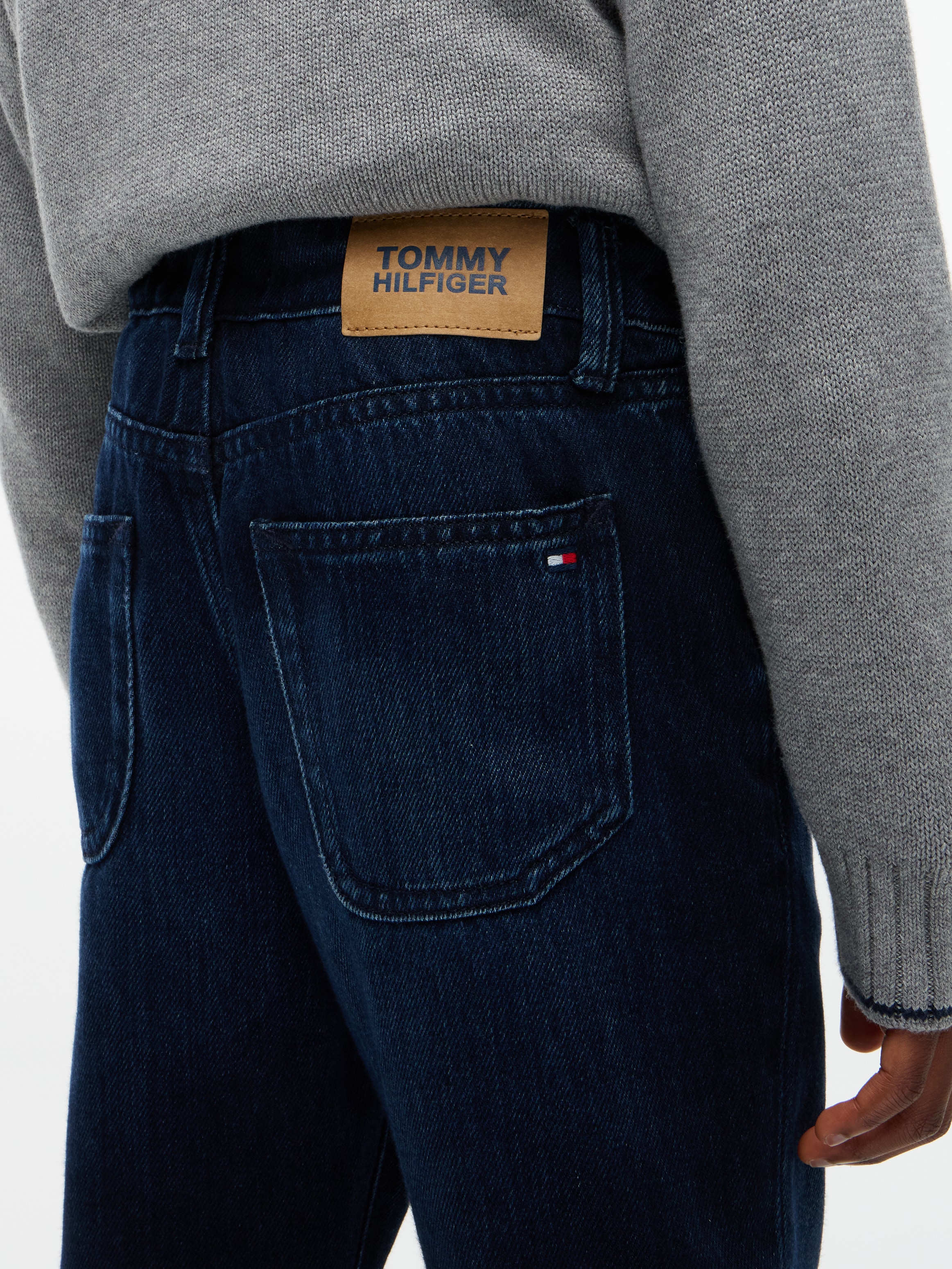 Tommy Hilfiger Straight-Jeans 5-Pocket Form, Straight-Fit, Kinder bis 16 Jahre