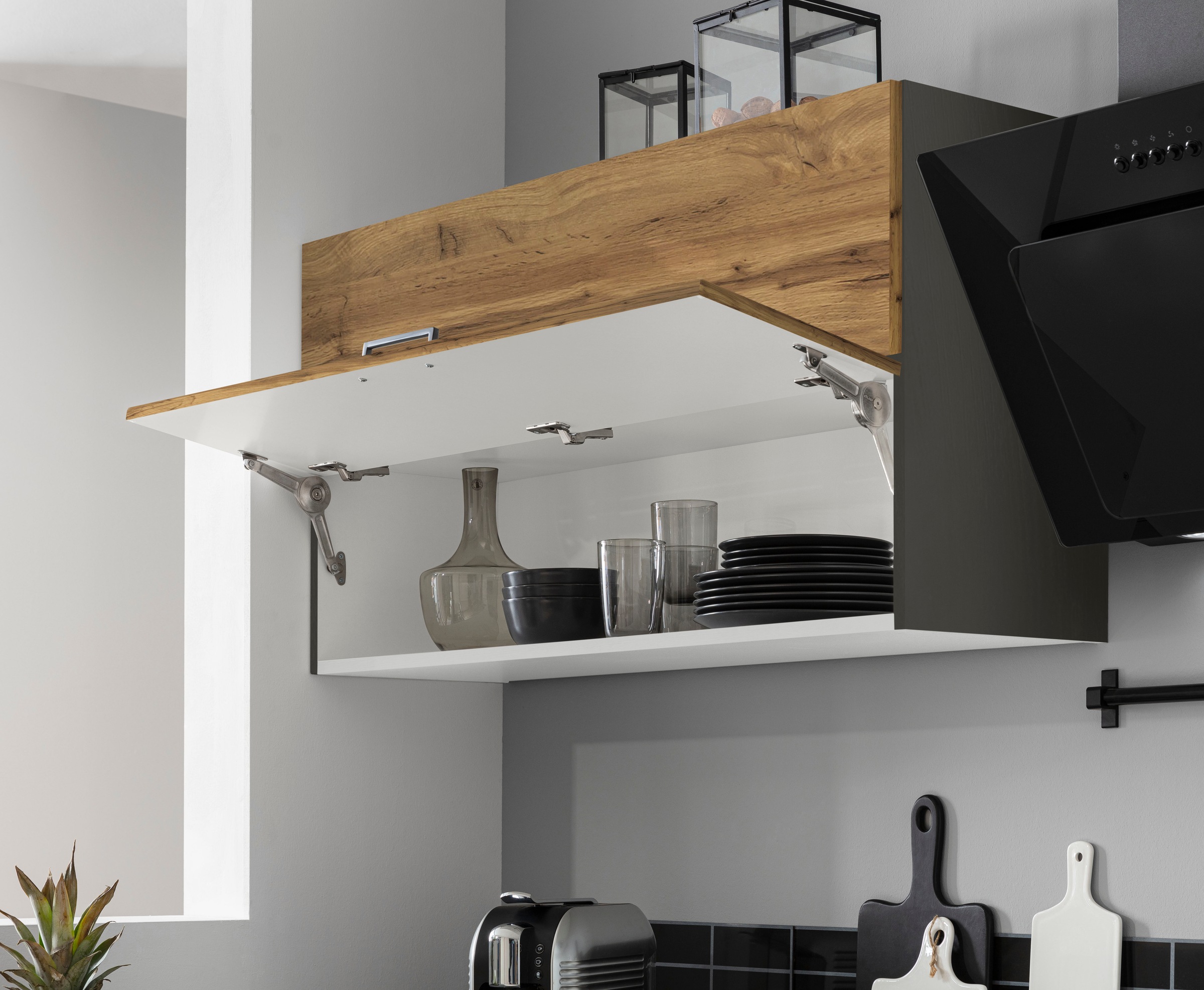 KOCHSTATION Winkelküche »KS-Trier«, mit E-Geräten, Stellbreite 220/220 cm